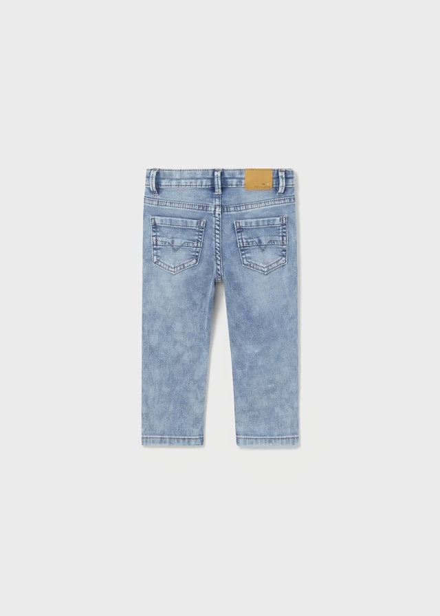 KIDSCOOL SPACE Jeans-Overall Babys - Schmale Passform Jungen Mädchen Krabbeloverall
