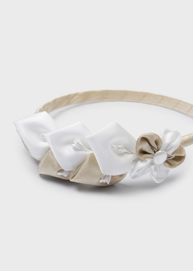 Abito Messicano Con Fiore Per Bambina - Vestito Tradizionale Ricamato In Misto Cotone, Maniche Corte, Tondo