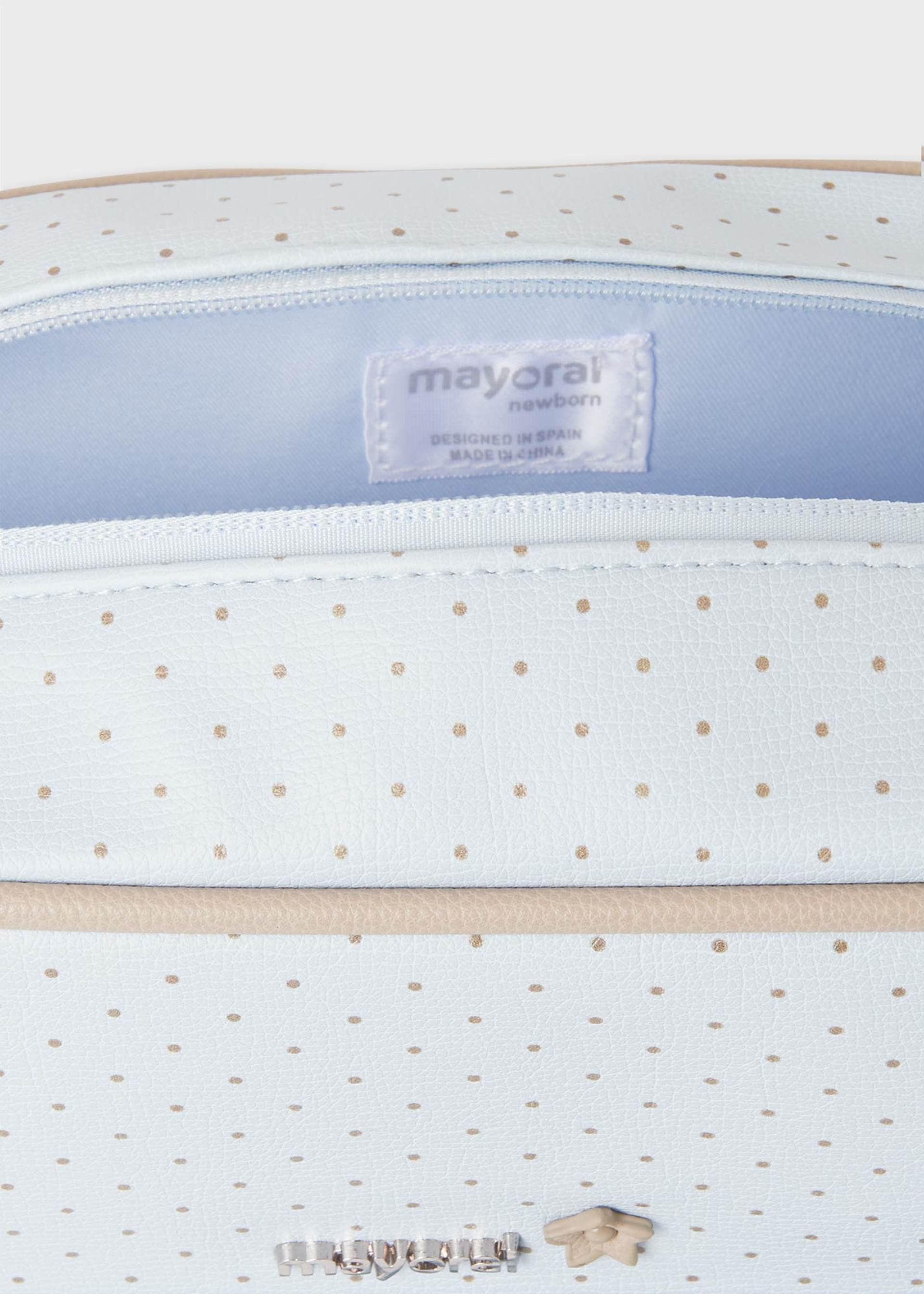 Baby polka dot toiletries bag