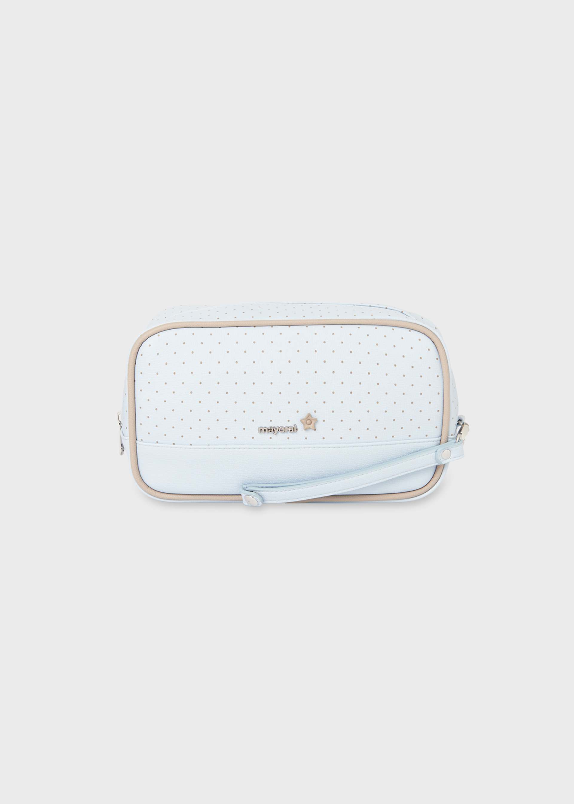 Baby polka dot toiletries bag