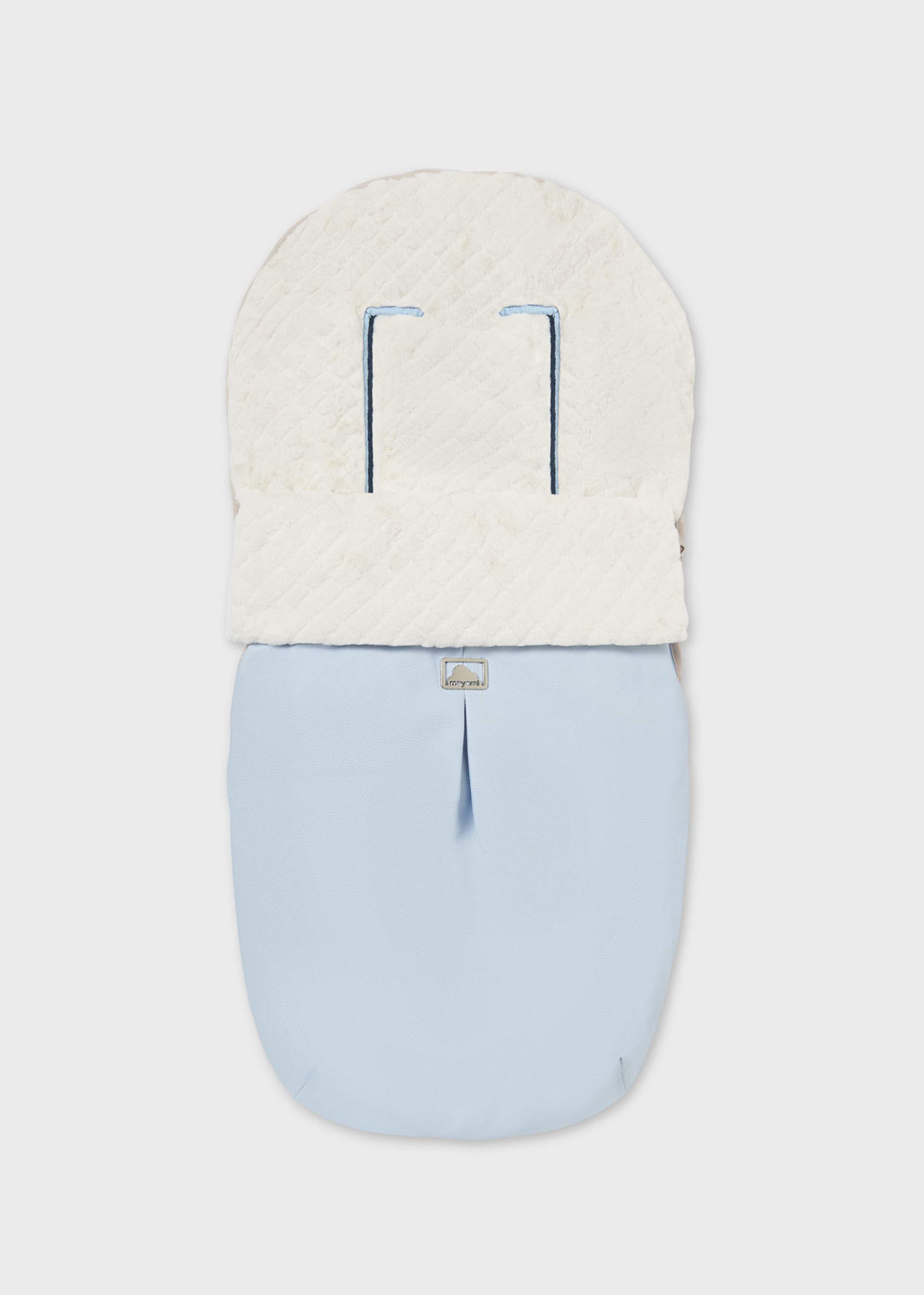 Funda de silla polipiel y pelo bebé