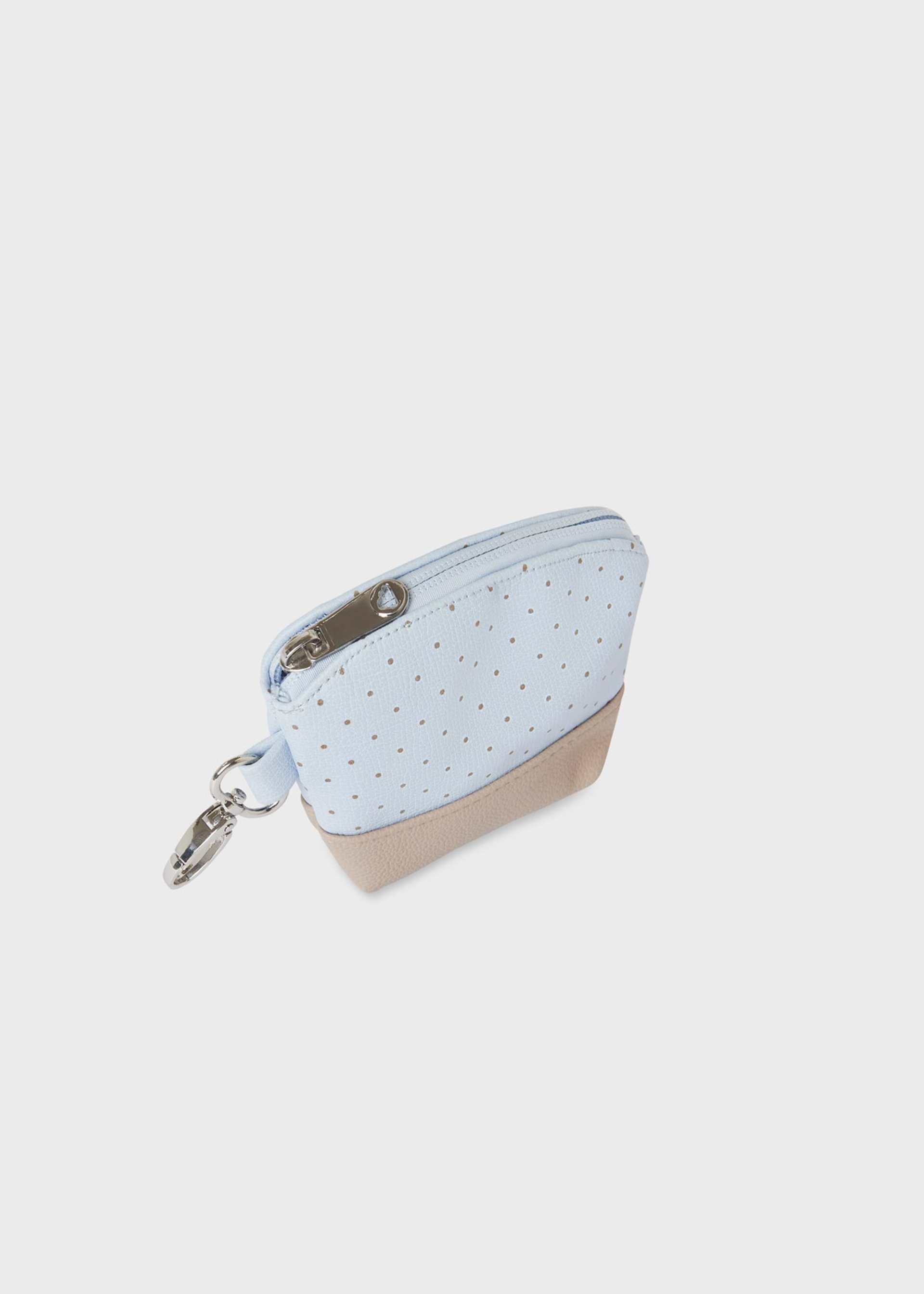 Pañalera puntos con portachupón bebé Pañalera puntos con portachupón bebé