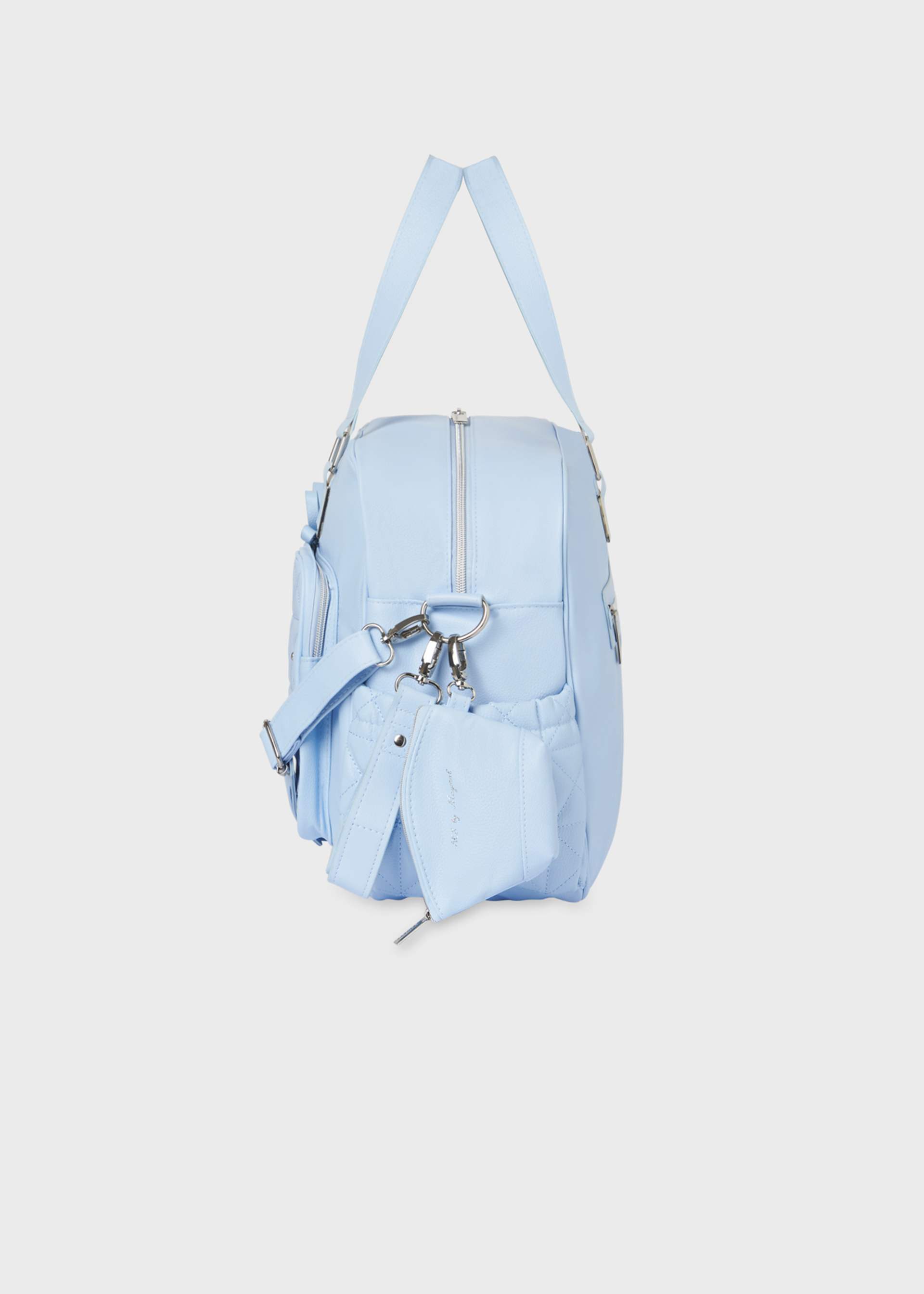 Bolso maternidad lazo con portachupete Bolso maternidad lazo con portachupete