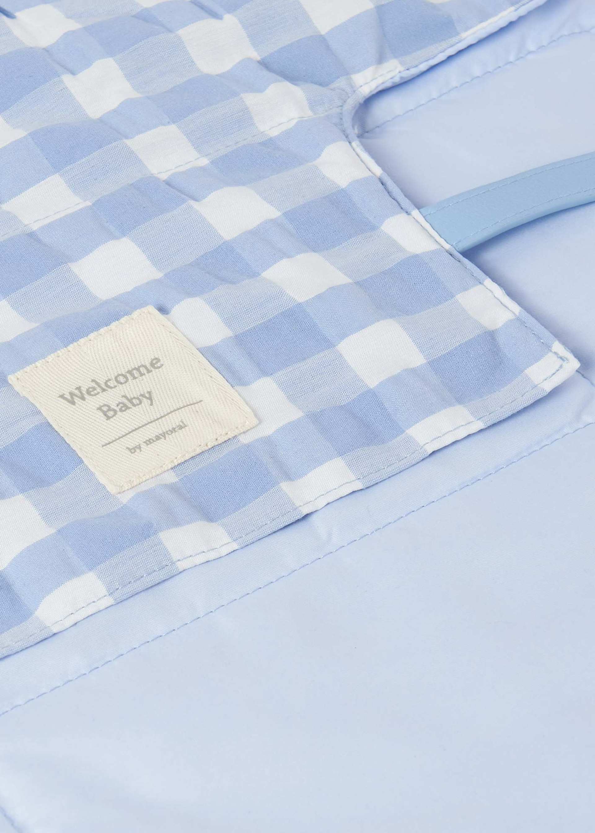 Matelas à langer vichy bébé
