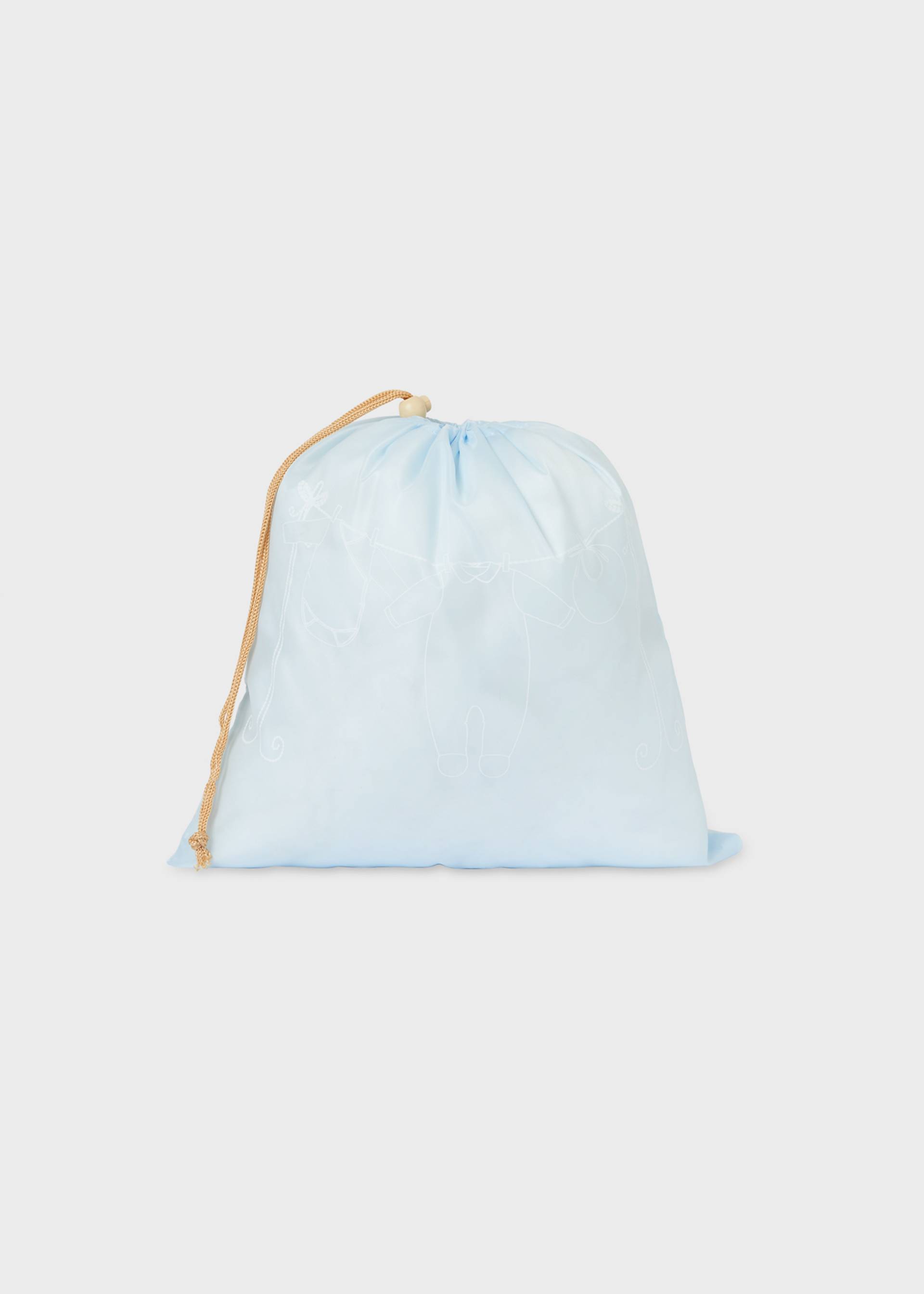 Bolso maternidad lazo con portachupete Bolso maternidad lazo con portachupete