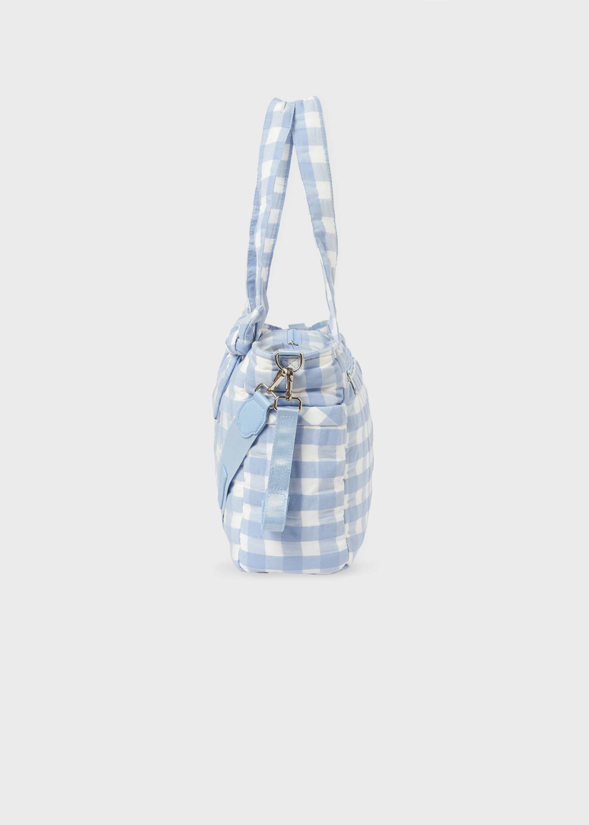 Baby gingham maternity bag
