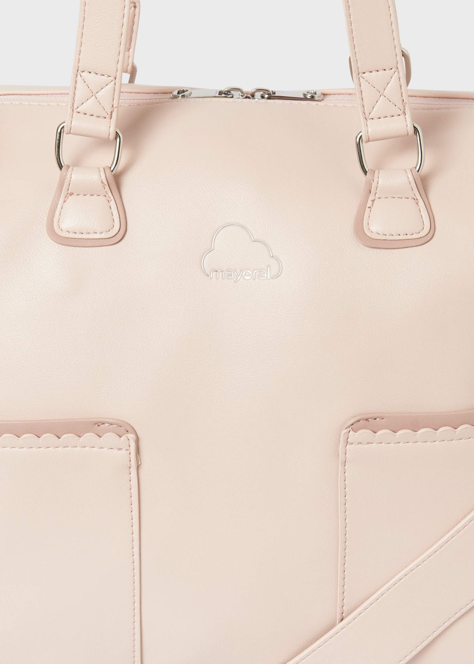 Wickeltasche Wellenmuster mit Schnullerhalter Baby