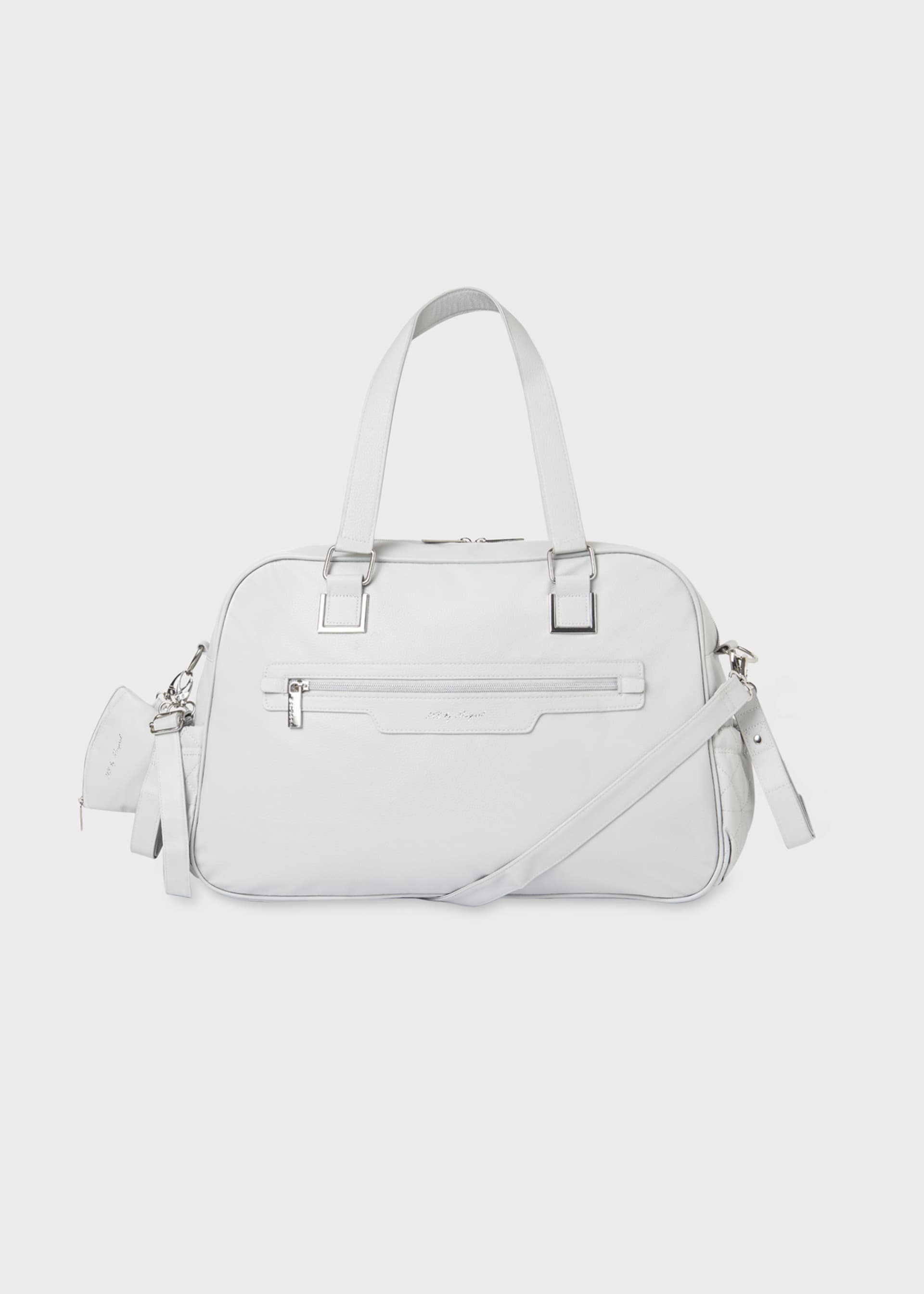 Bolso maternidad lazo con portachupete Bolso maternidad lazo con portachupete