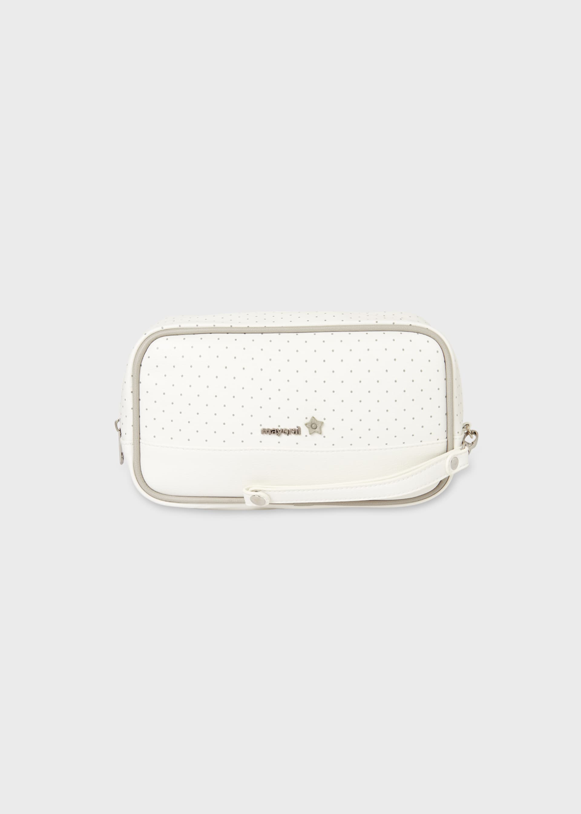 Polka dot toiletry bag
