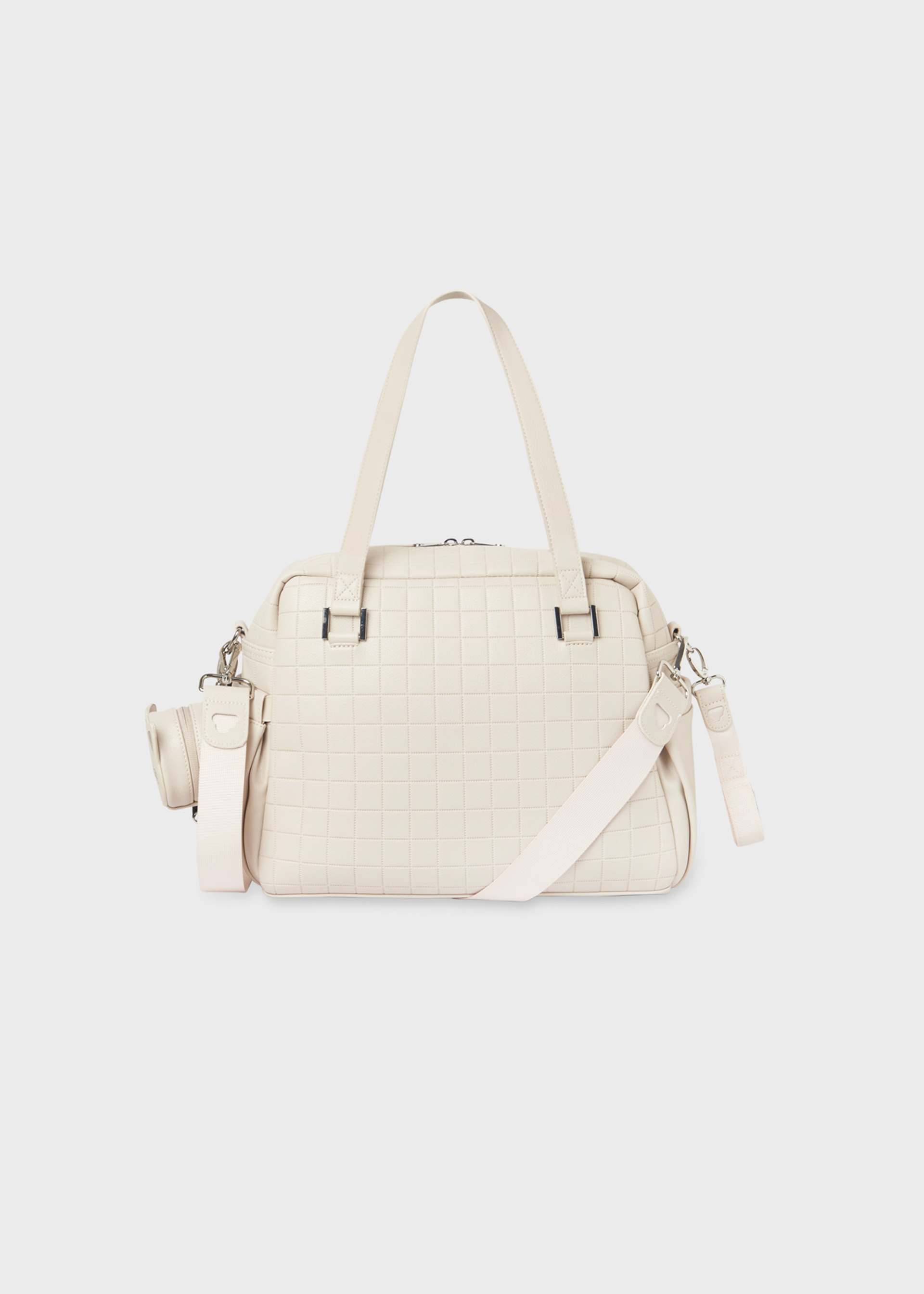 Quilted bag and dummy holder baby