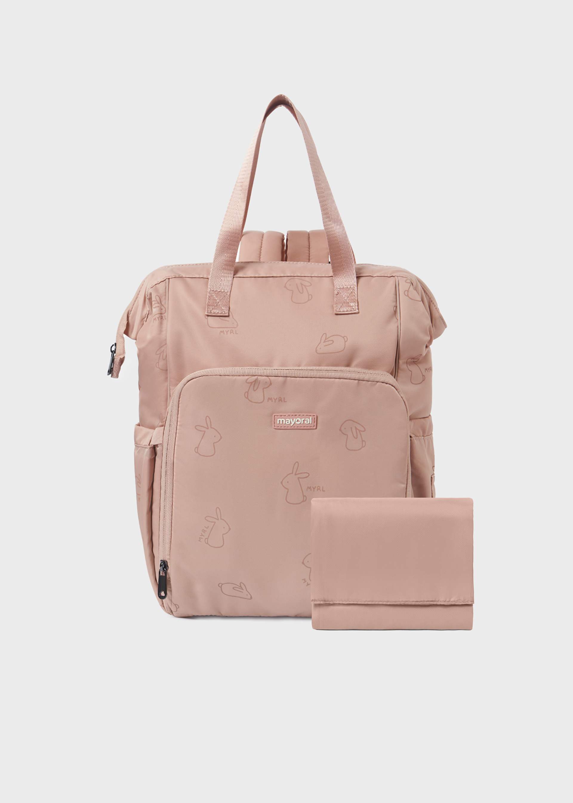 Backpack and changing mat baby