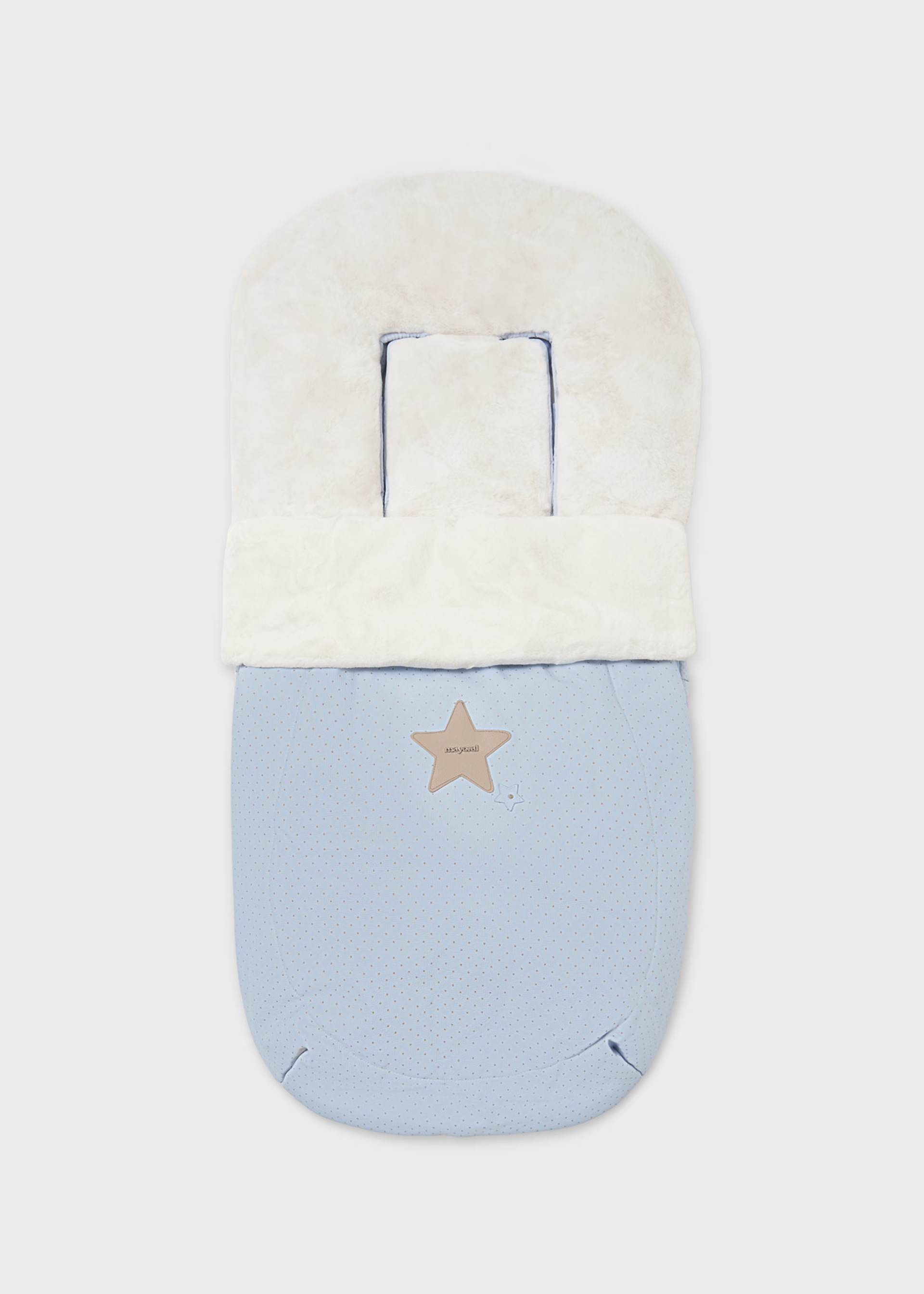 Чувалче за бебешко столче на точки