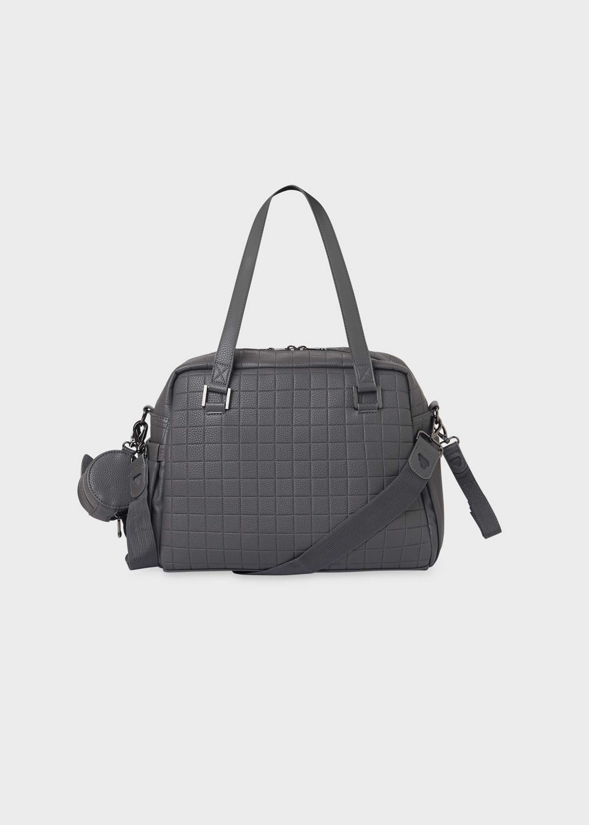 Bolso acolchado con portachupete bebé