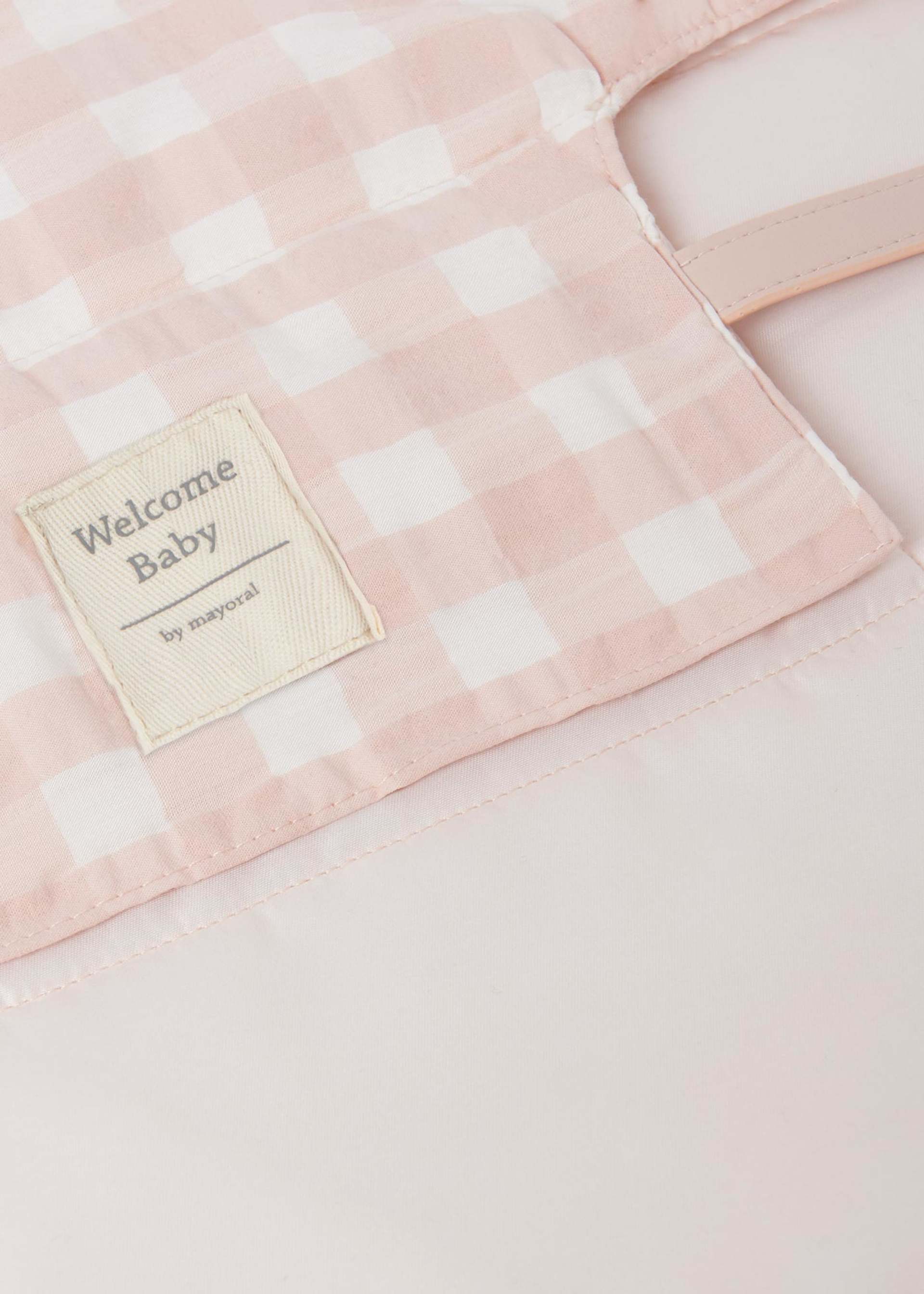 Matelas à langer vichy bébé