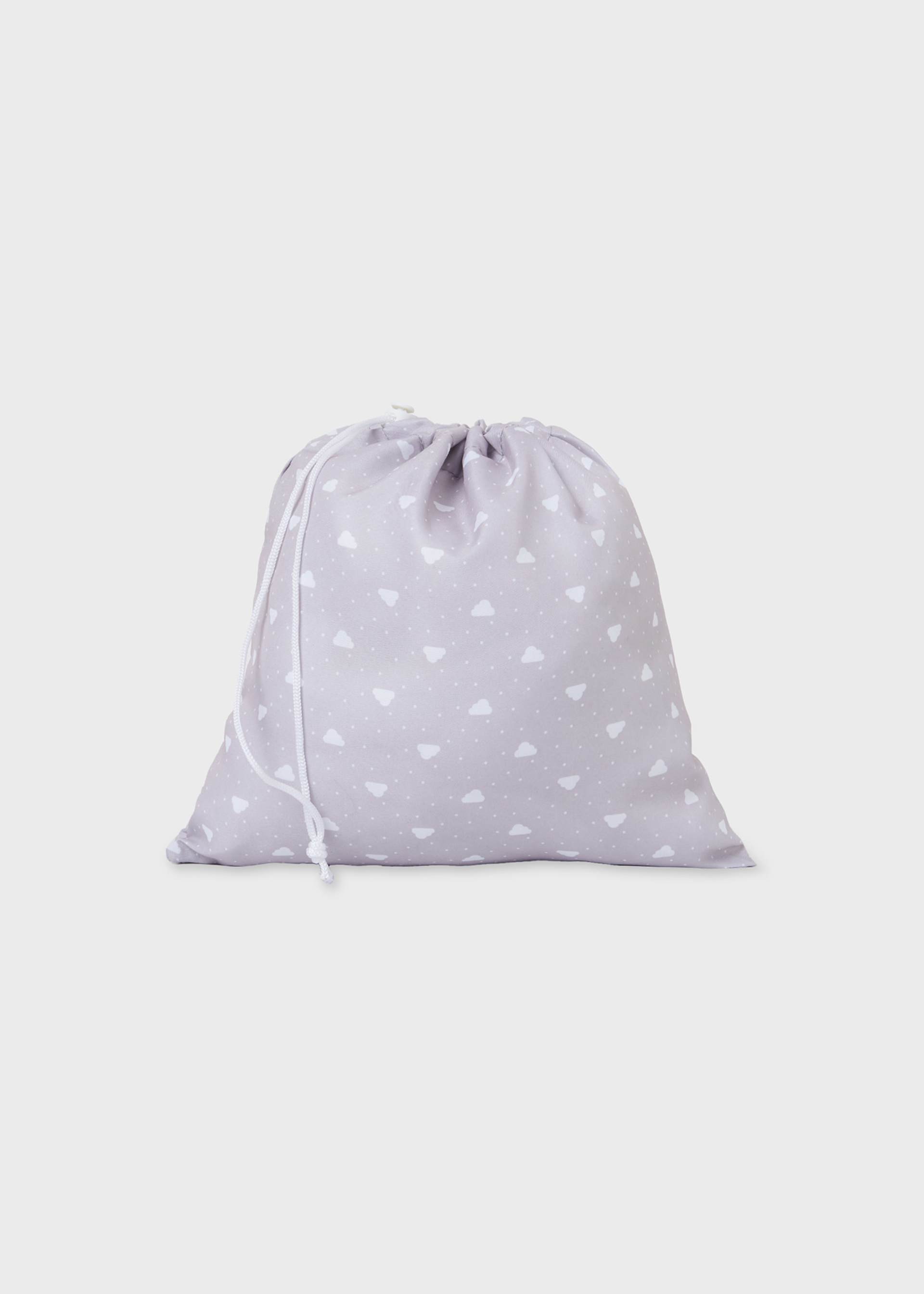 Bag with matching baby accessories