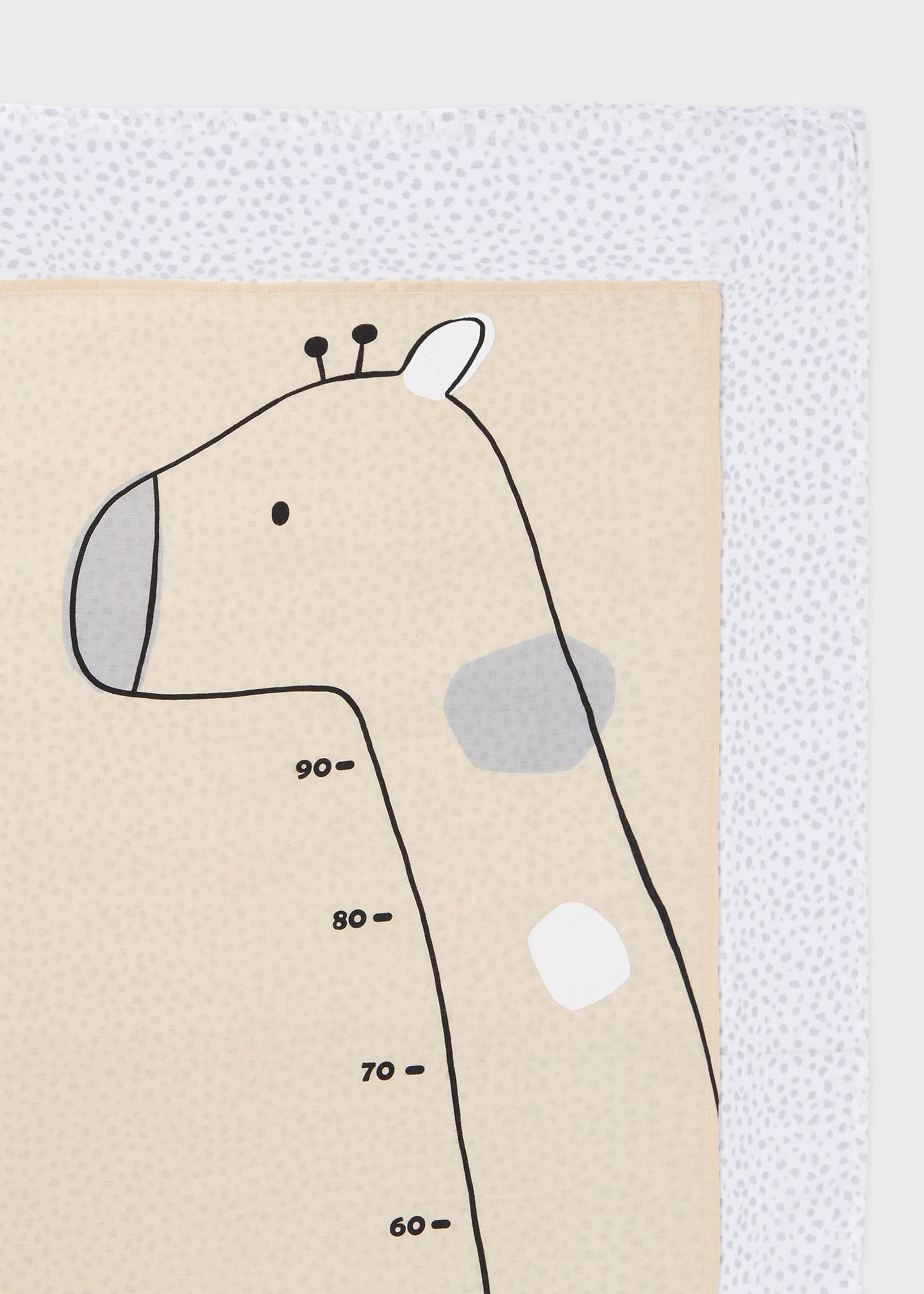 Set 2 gasas con medidor bebé