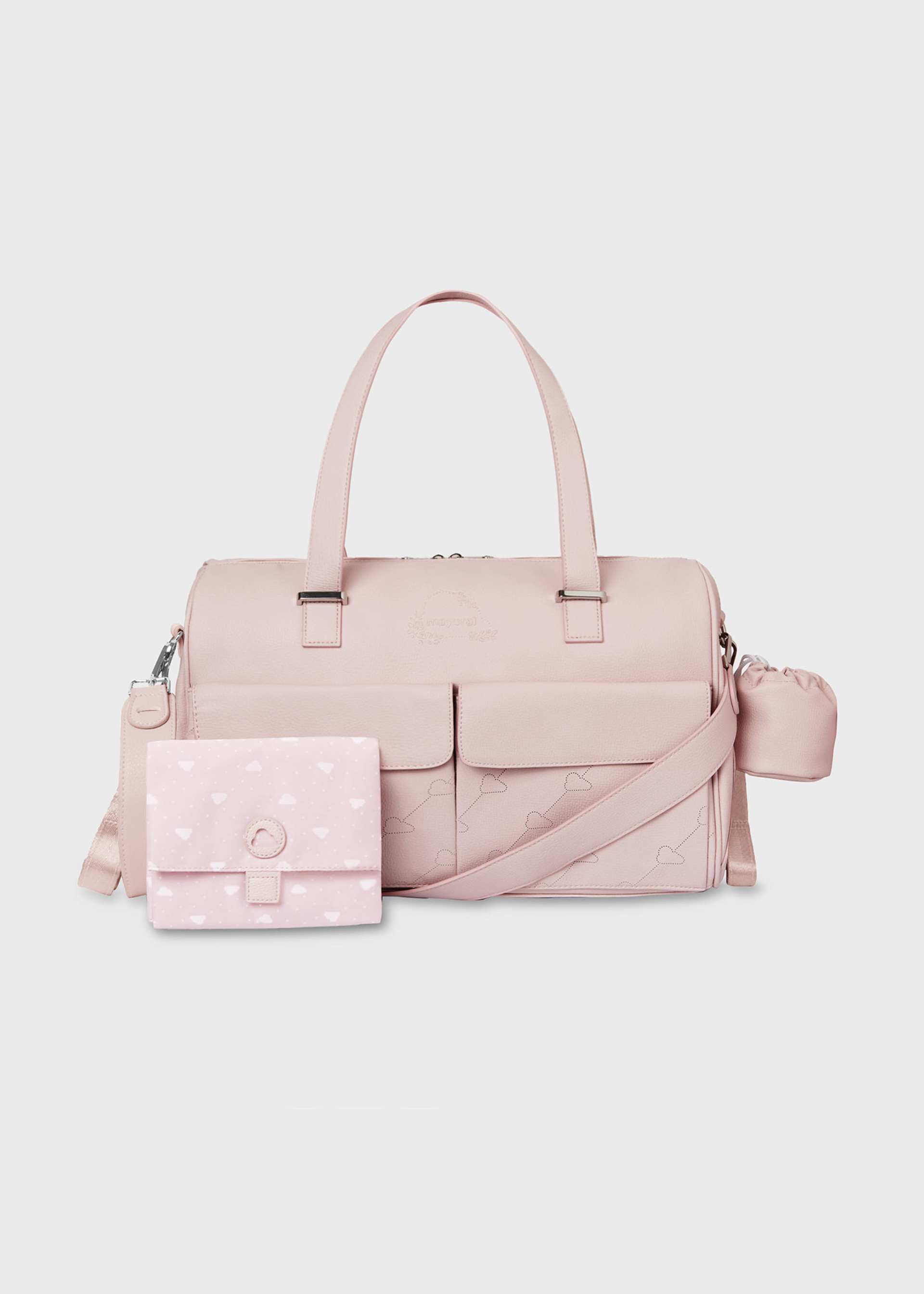 Bag with matching baby accessories Bag with matching baby accessories