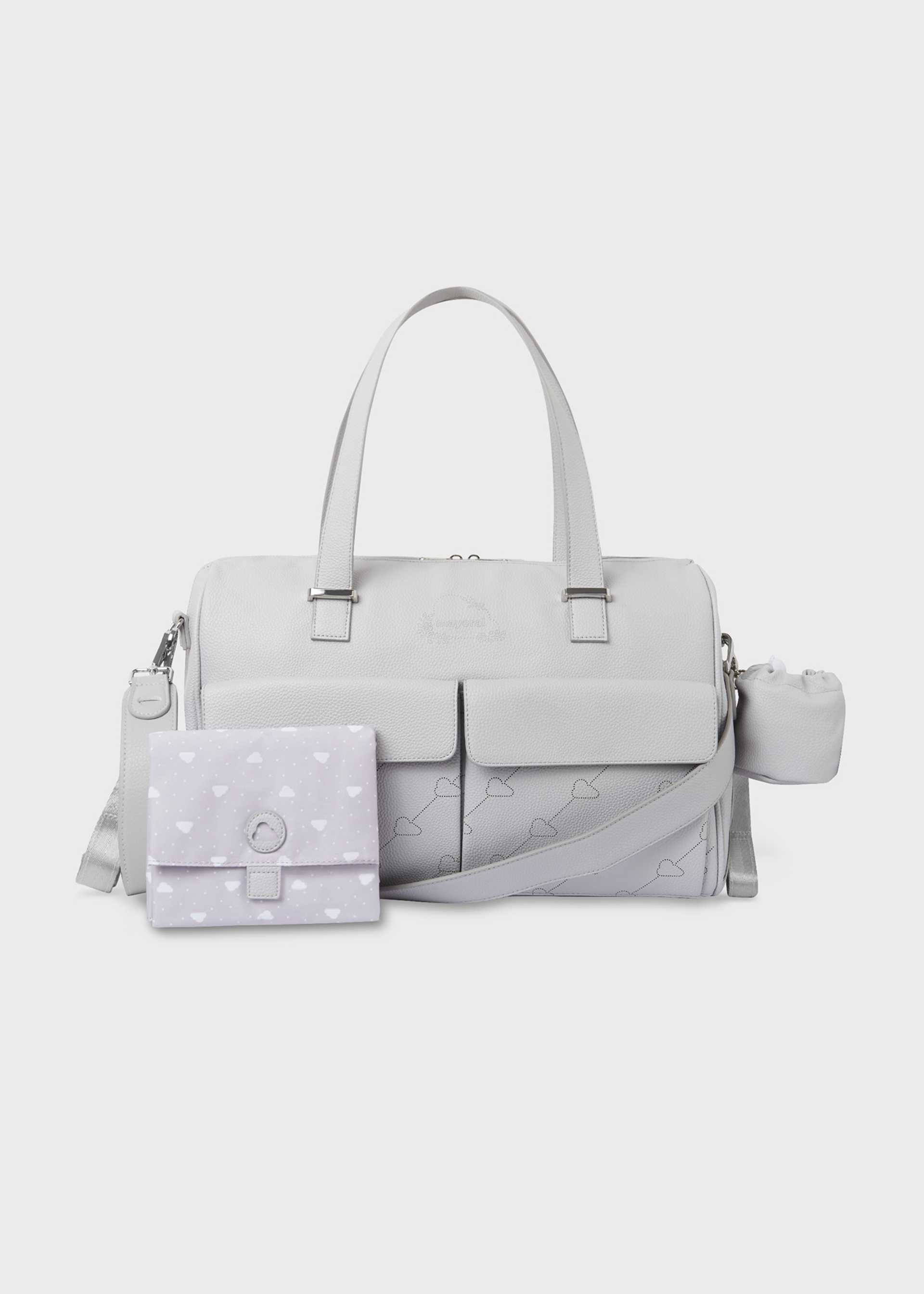 Bag with matching baby accessories