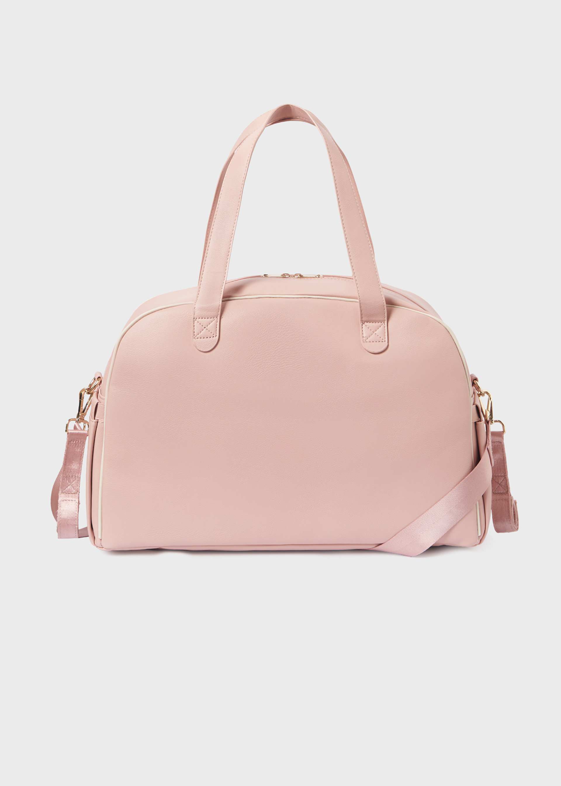 Padded baby changing bag