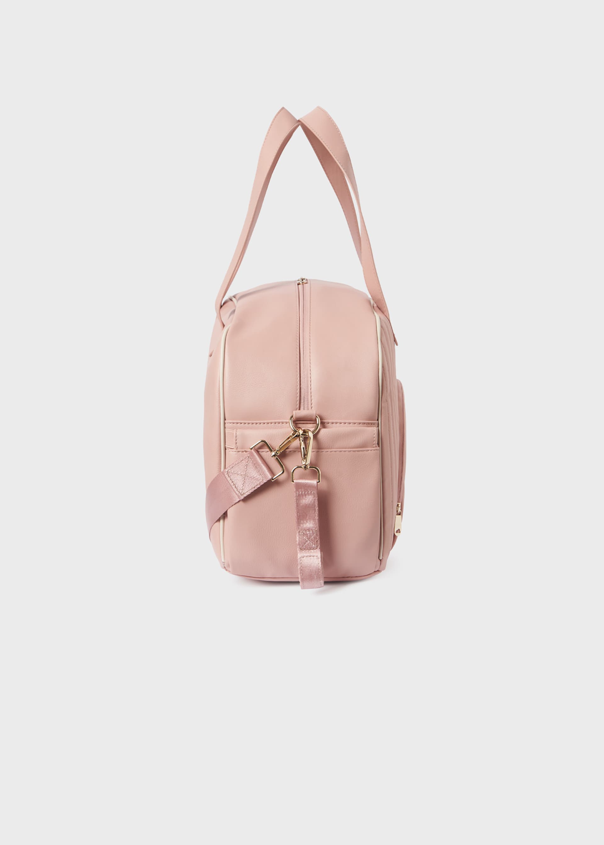 Padded baby changing bag