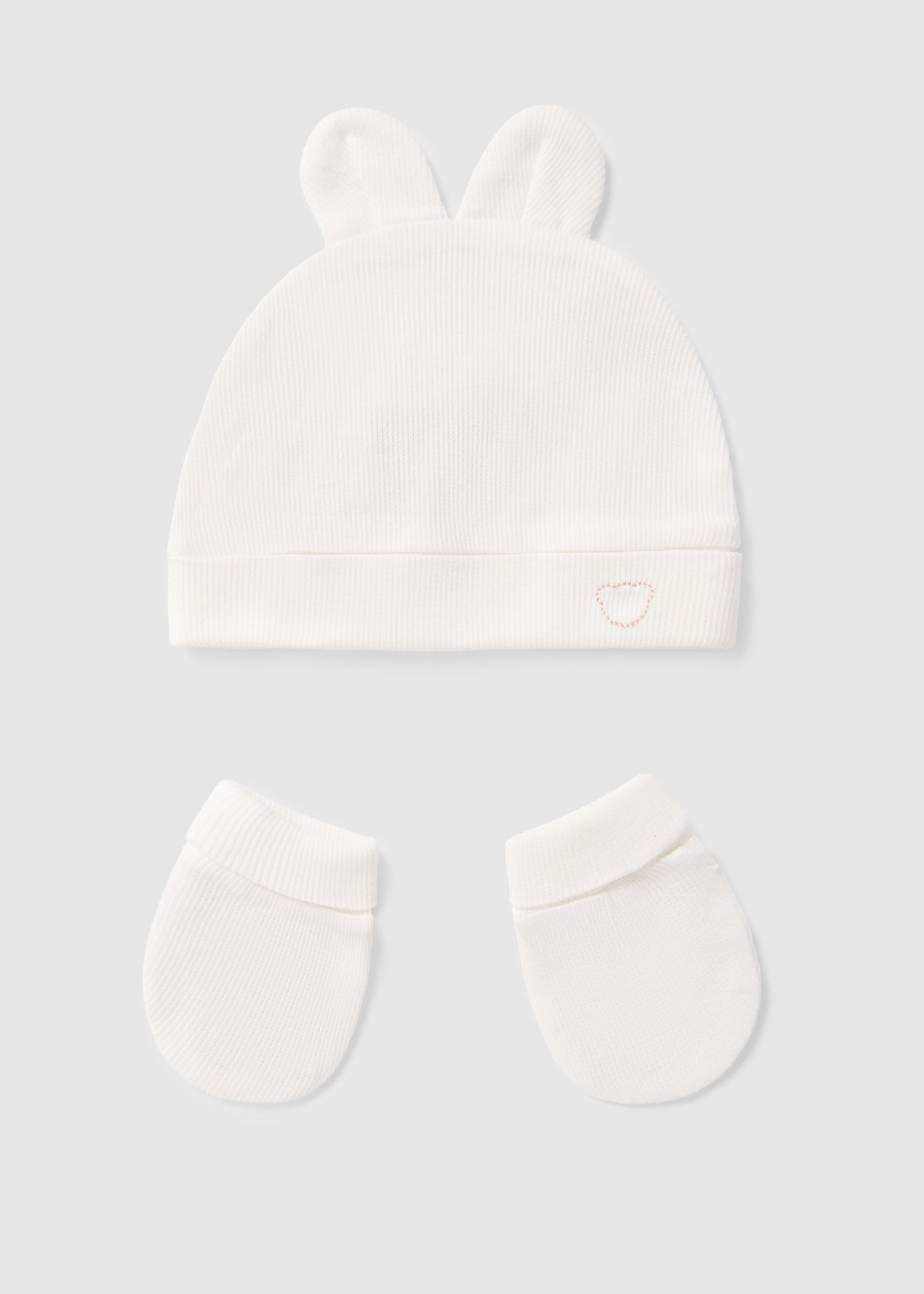 Conjunto gorro y manoplas Better Cotton bebé