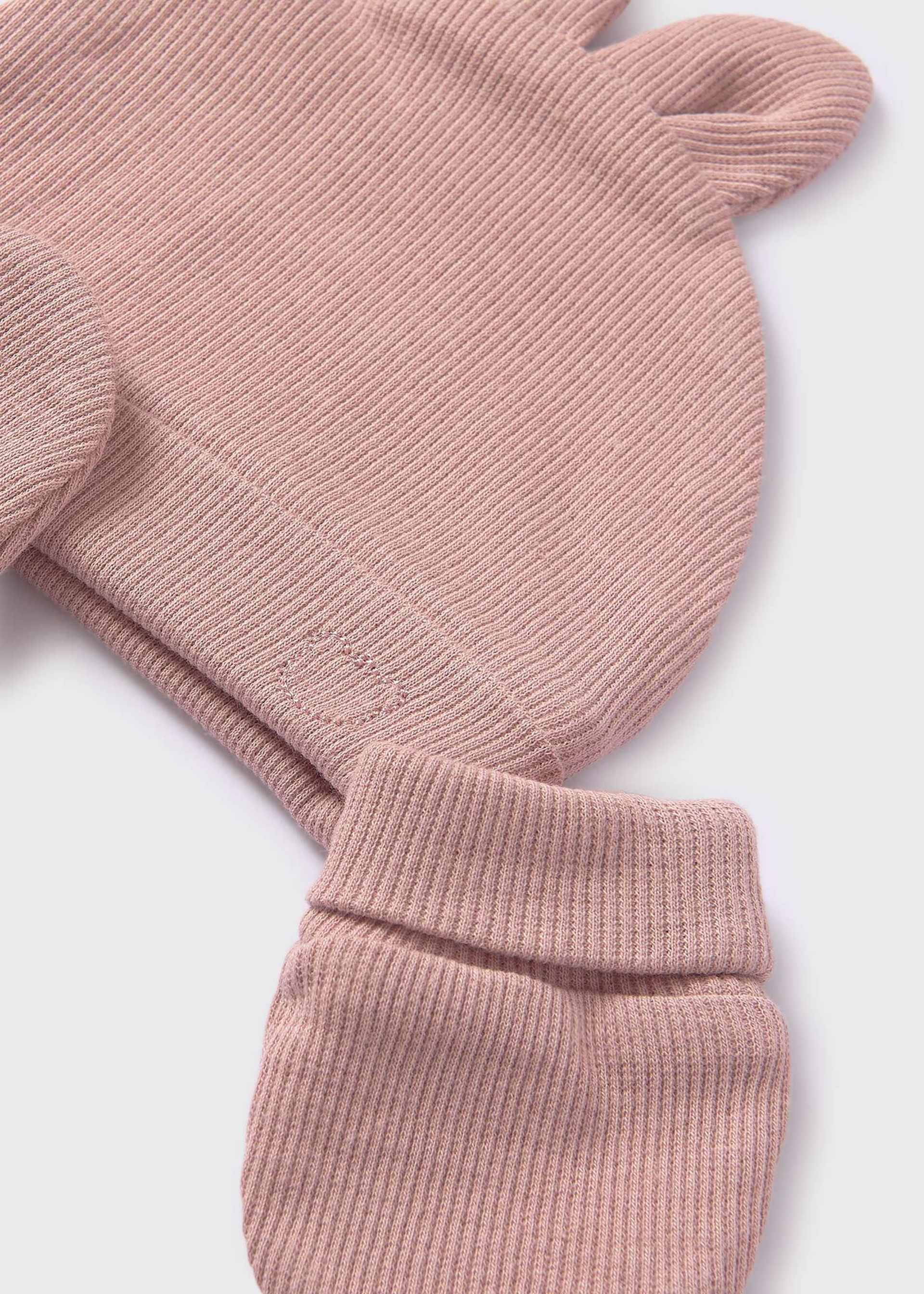 Conjunto gorro y manoplas Better Cotton bebé