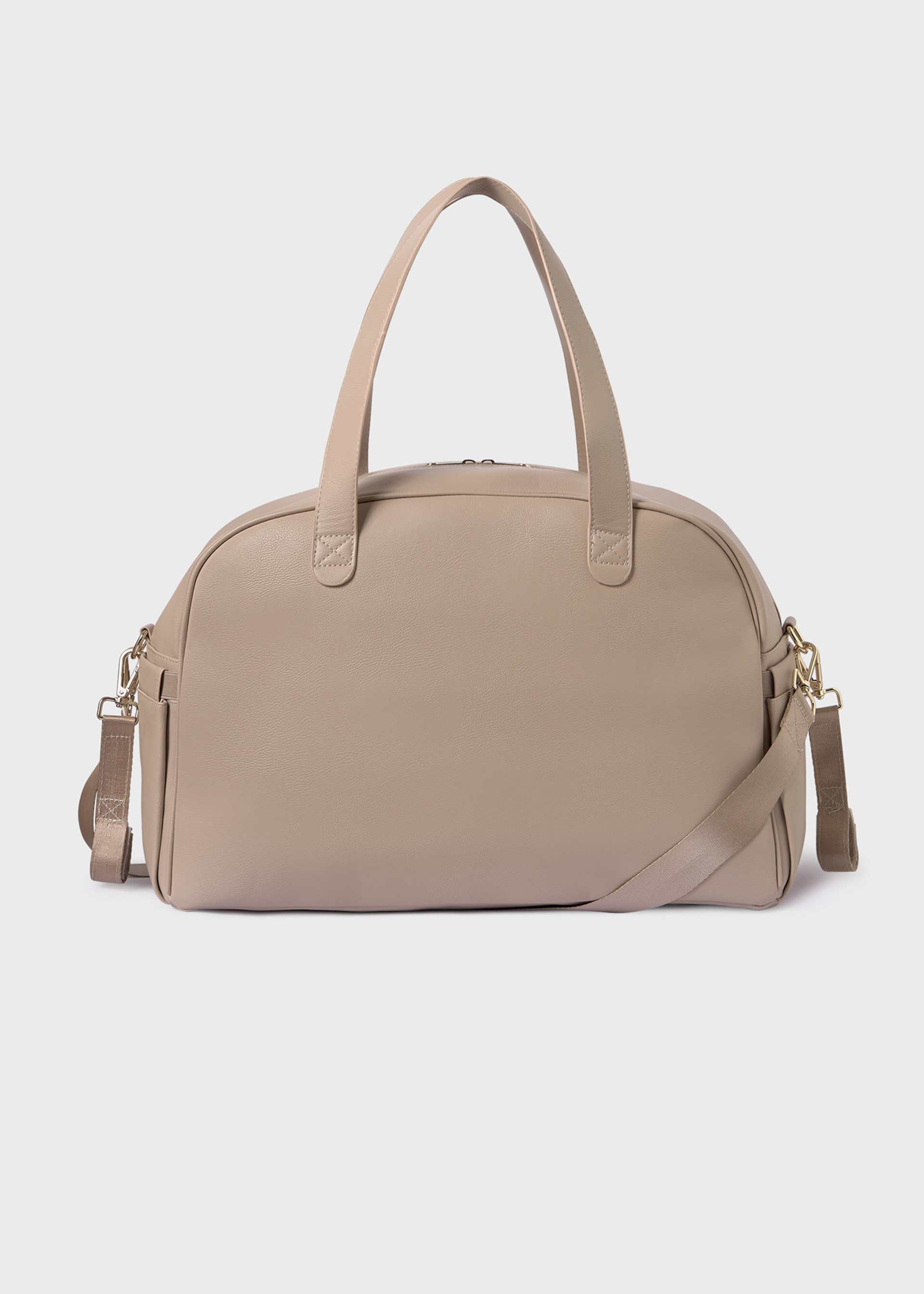 Padded baby changing bag
