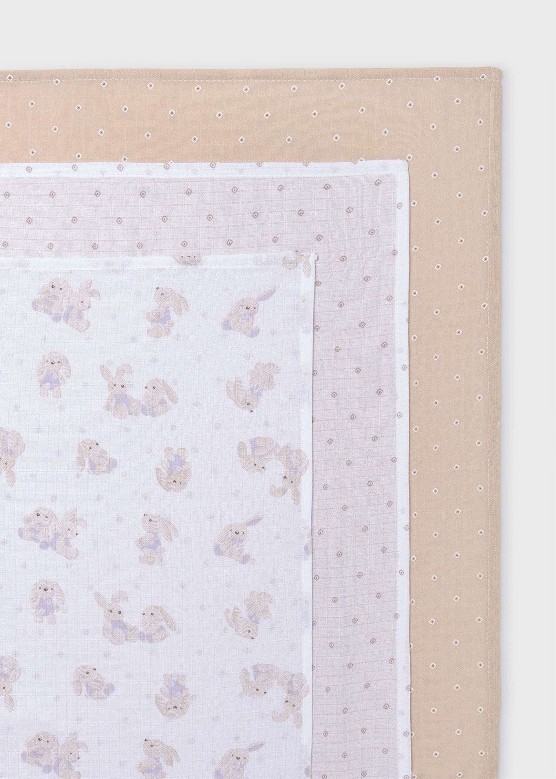 Baby 3-pack muslin Better Cotton Baby 3-pack muslin Better Cotton