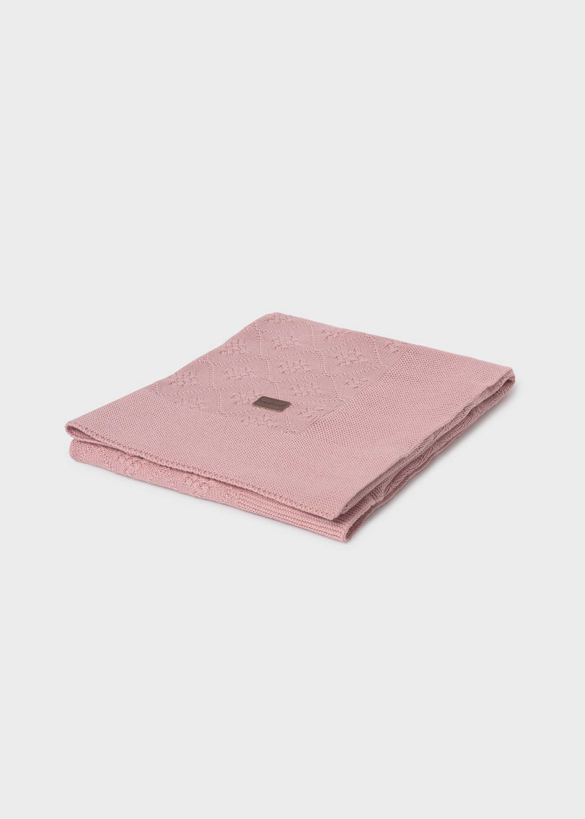 Couverture en maille bébé