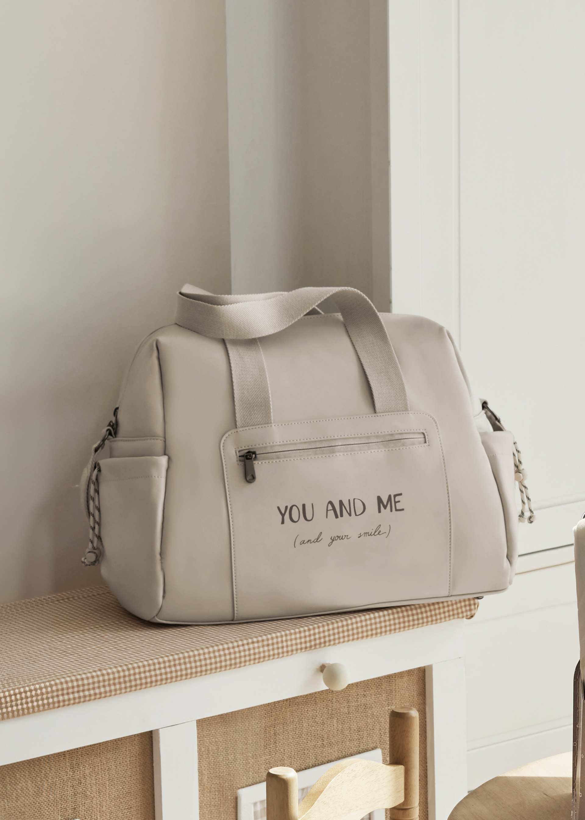 Maternity bag with baby letters Maternity bag with baby letters