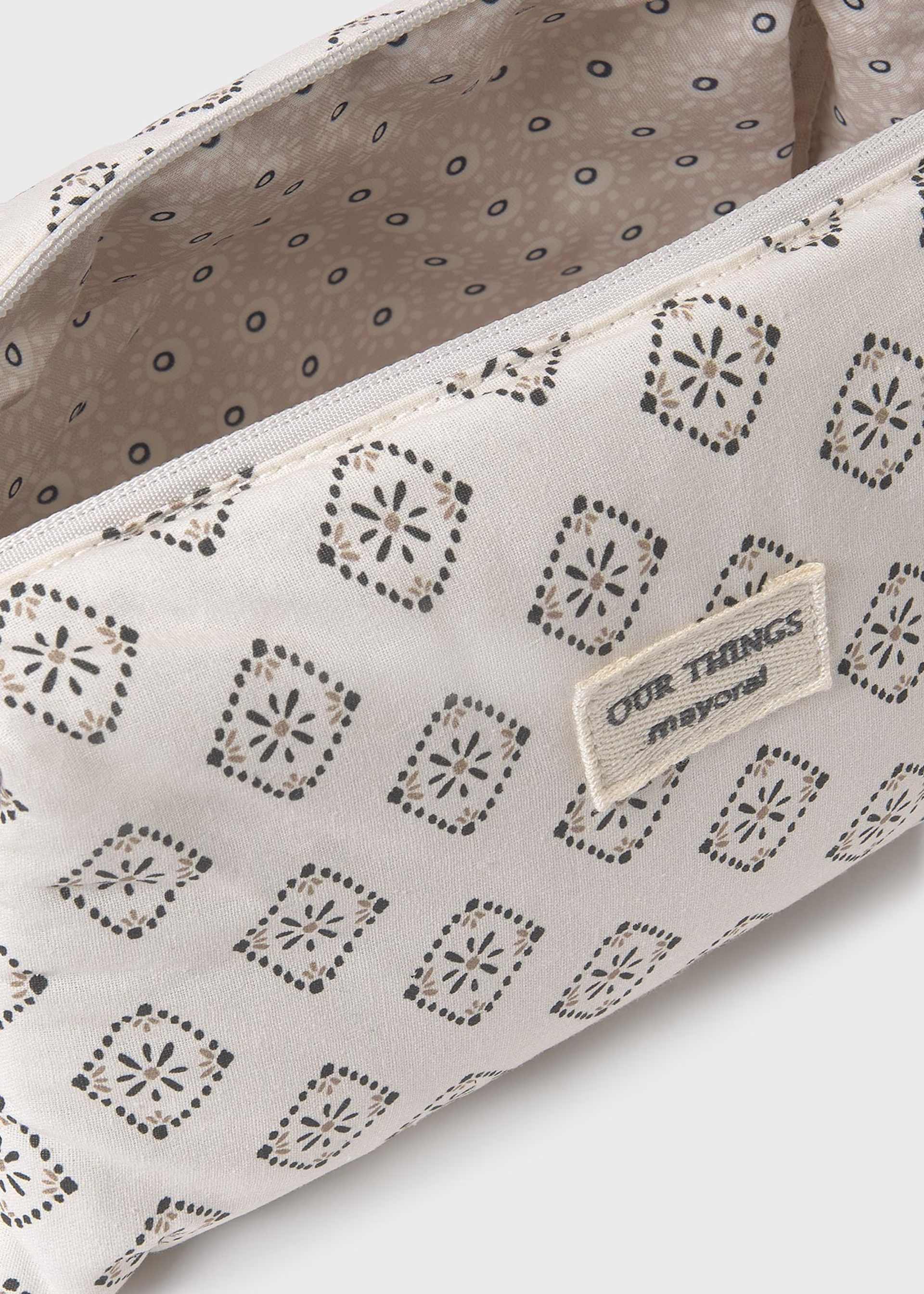 Necessaire estampado impermeável bebé