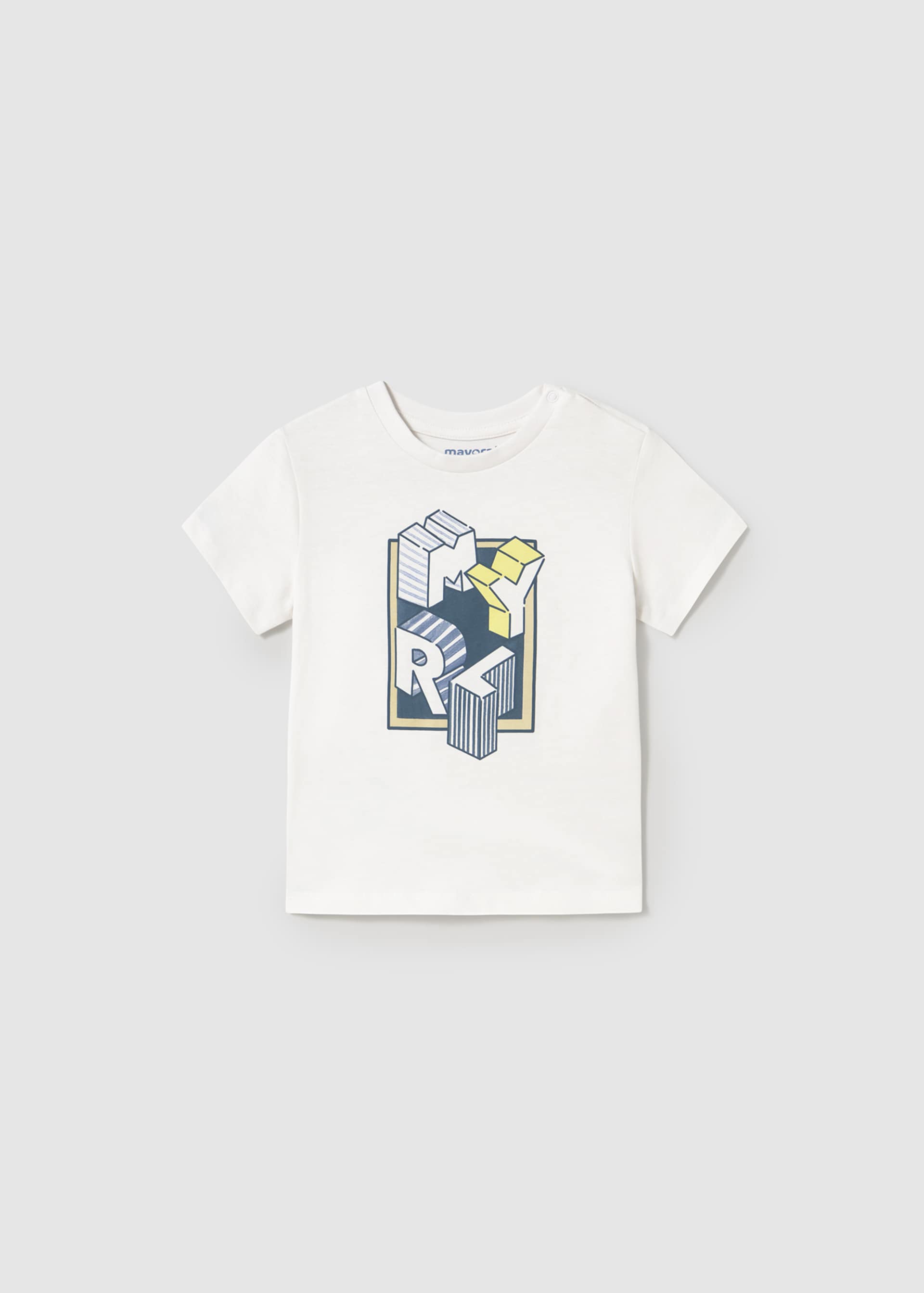 T-Shirt basic Buchstaben Baby