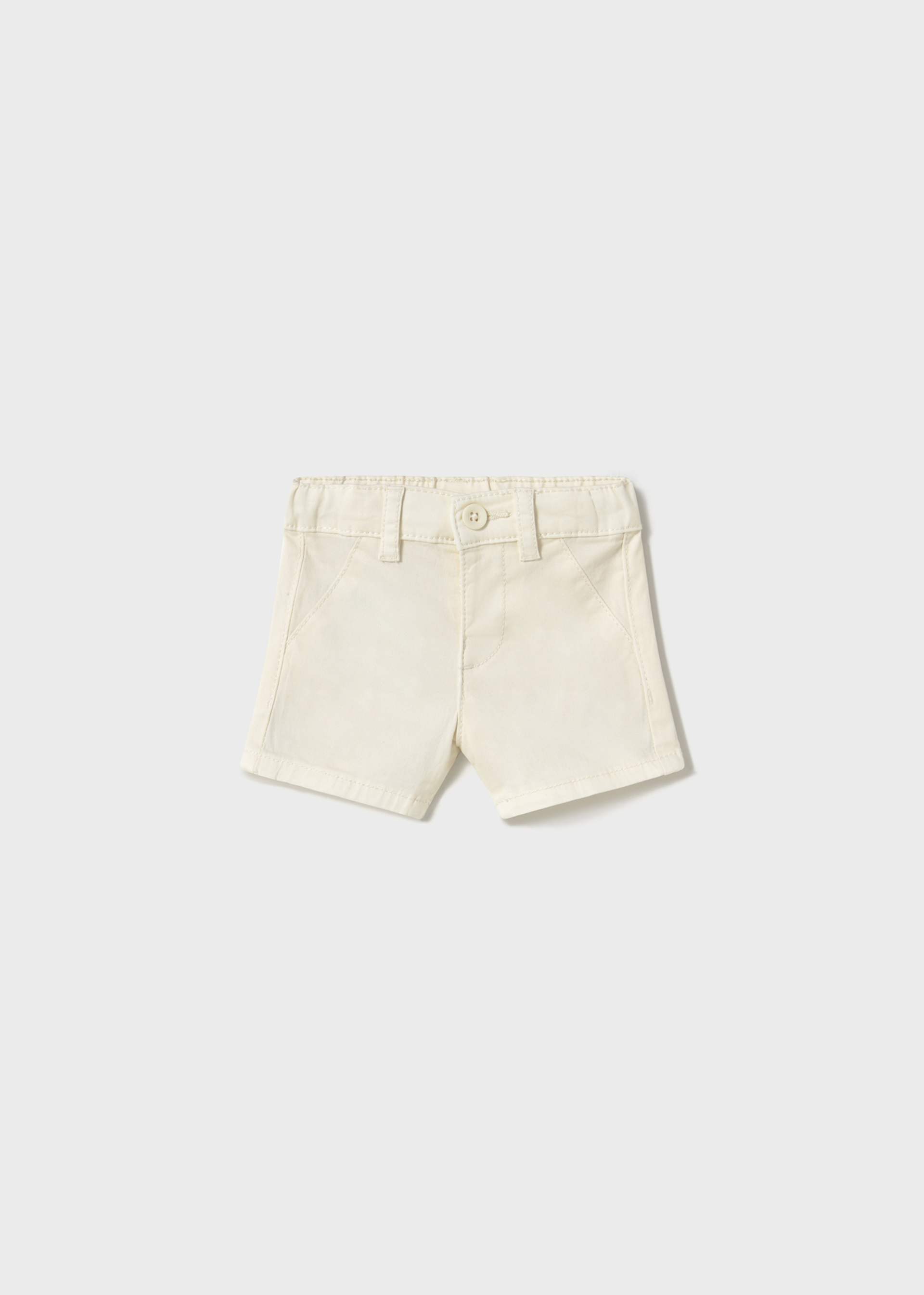 Pantalón corto sarga recién nacido