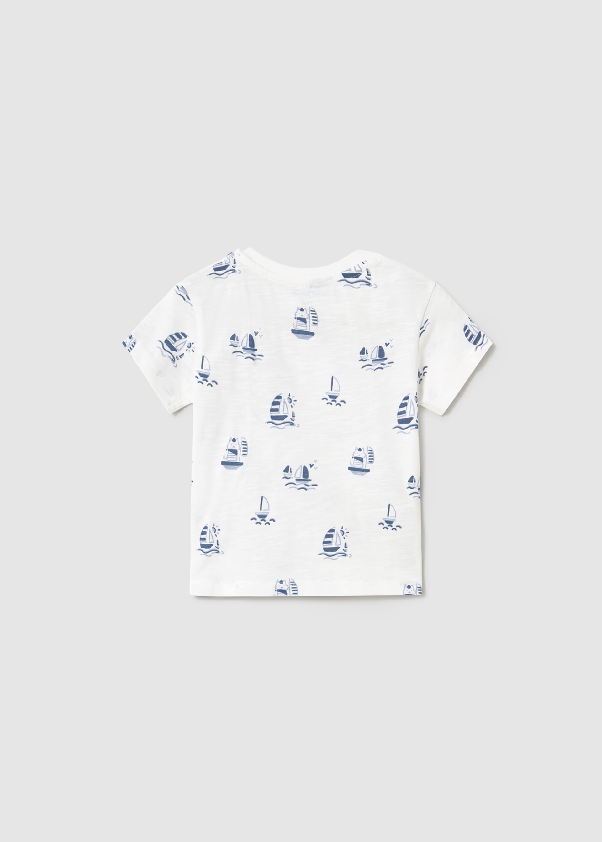 T-shirt imprimé avec pochet bébé T-shirt imprimé avec pochet bébé