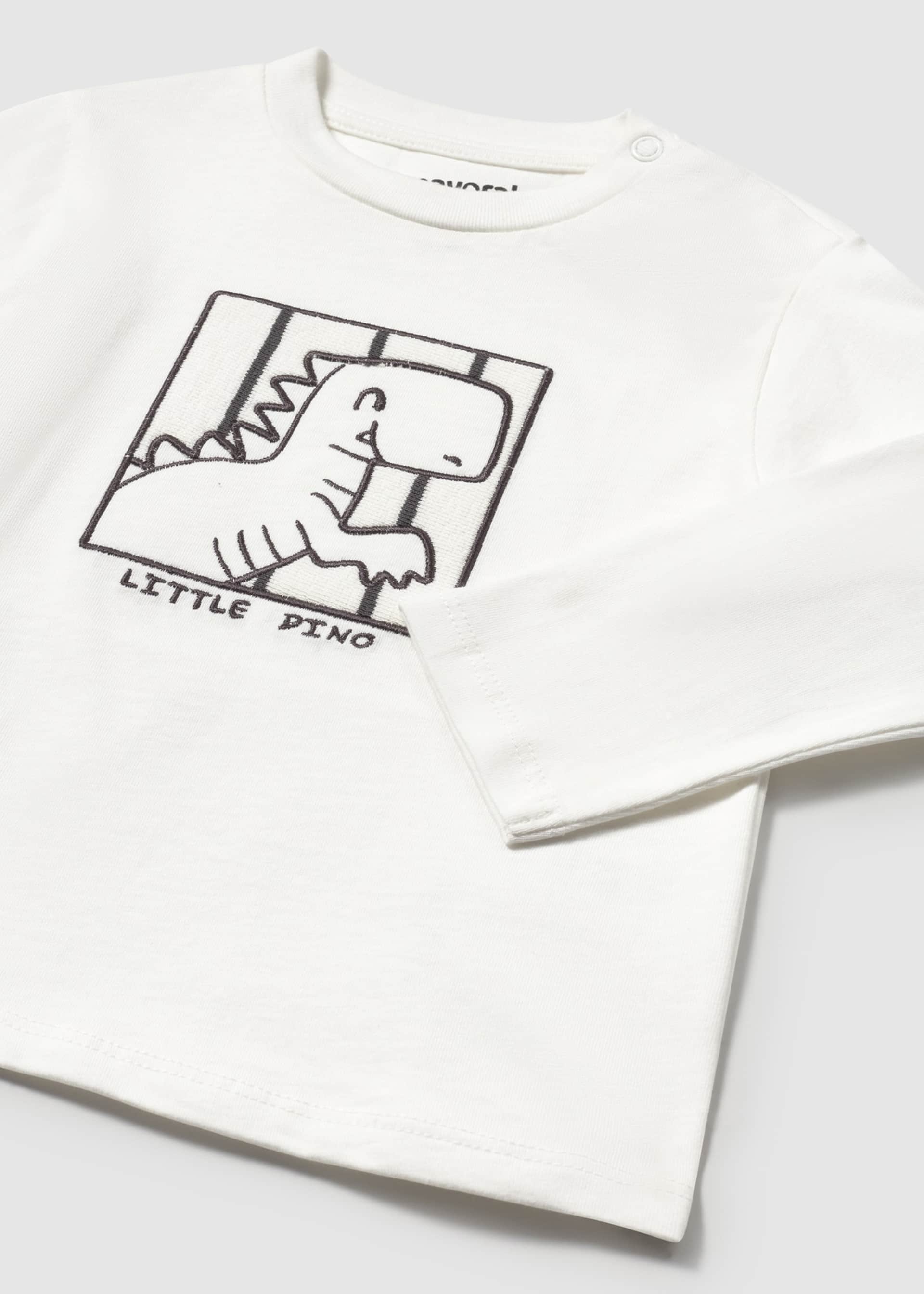 Baby long sleeved applique t-shirt Baby long sleeved applique t-shirt