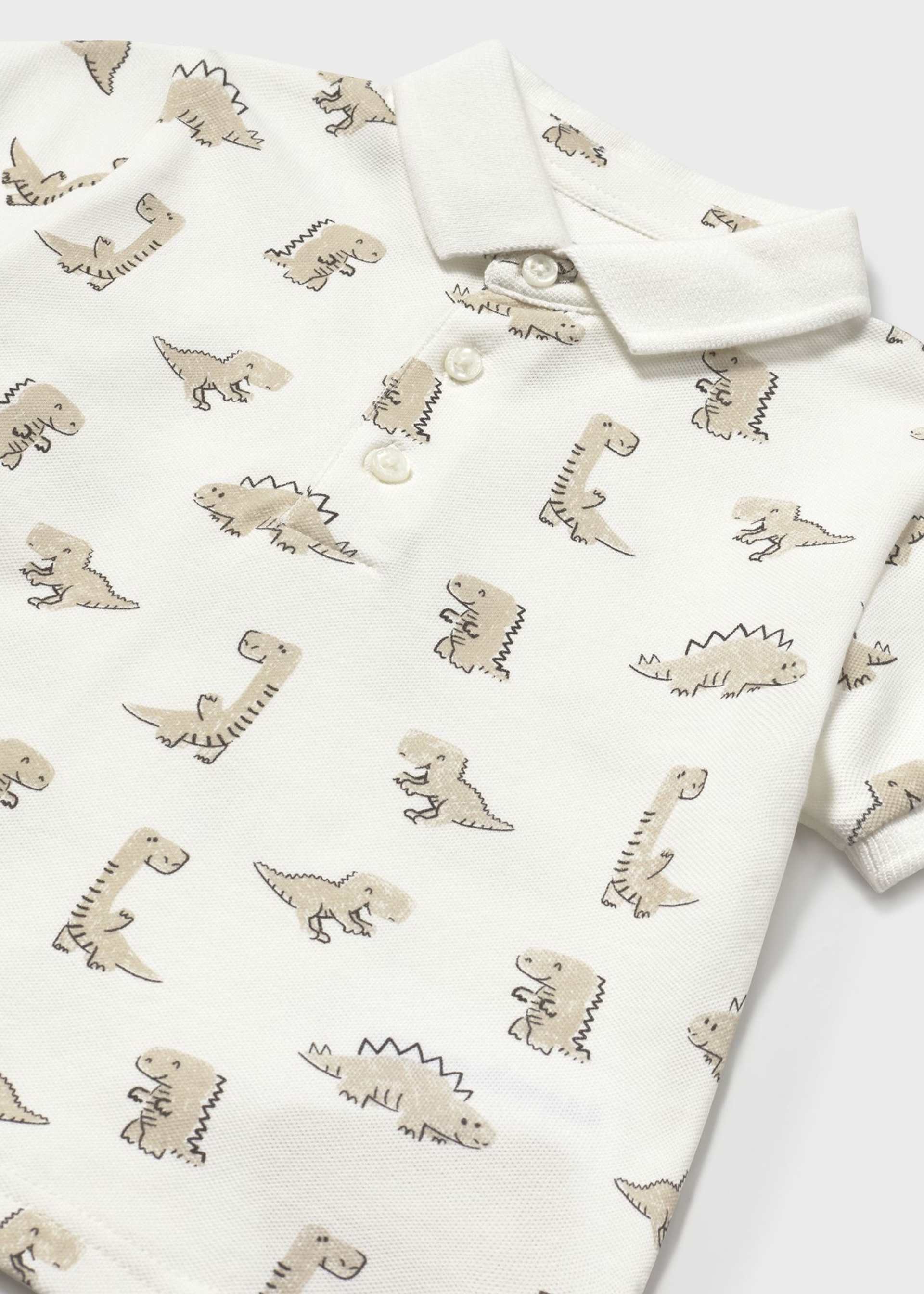 Baby print polo shirt