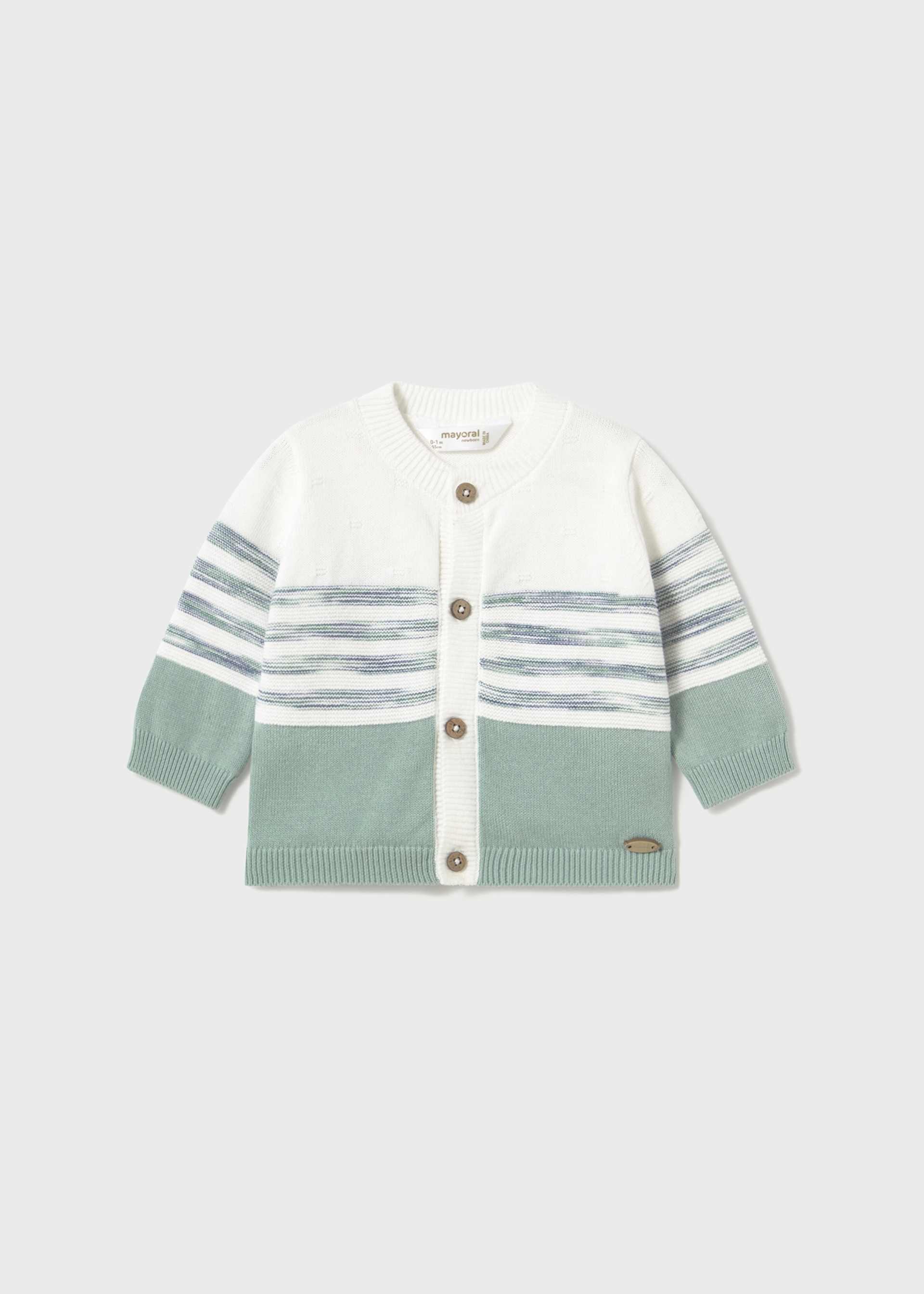 Ensemble 3 pièces tricot avec cardigan nouveau-né Ensemble 3 pièces tricot avec cardigan nouveau-né