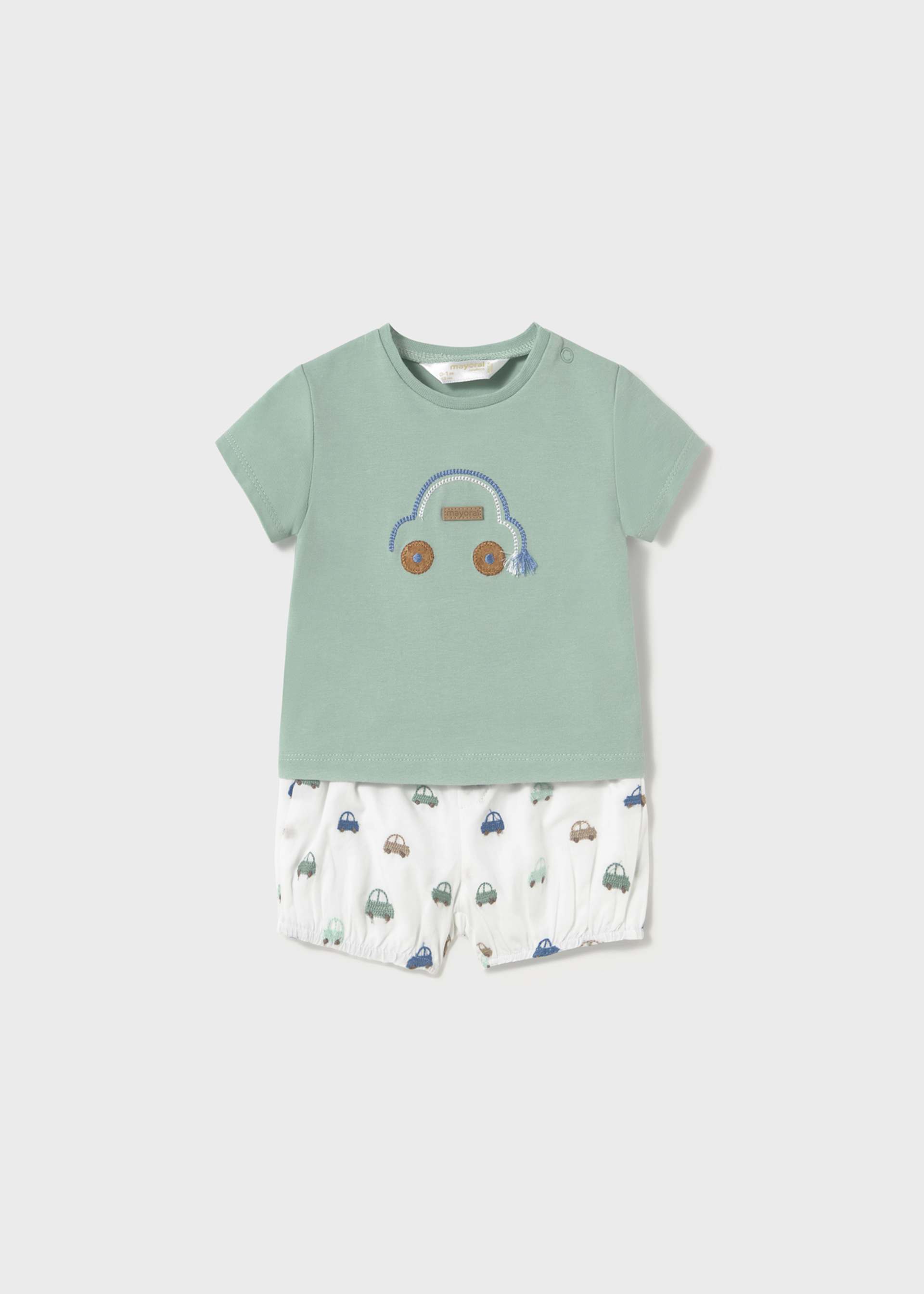 Newborn boy shorts and t-shirt set Newborn boy shorts and t-shirt set