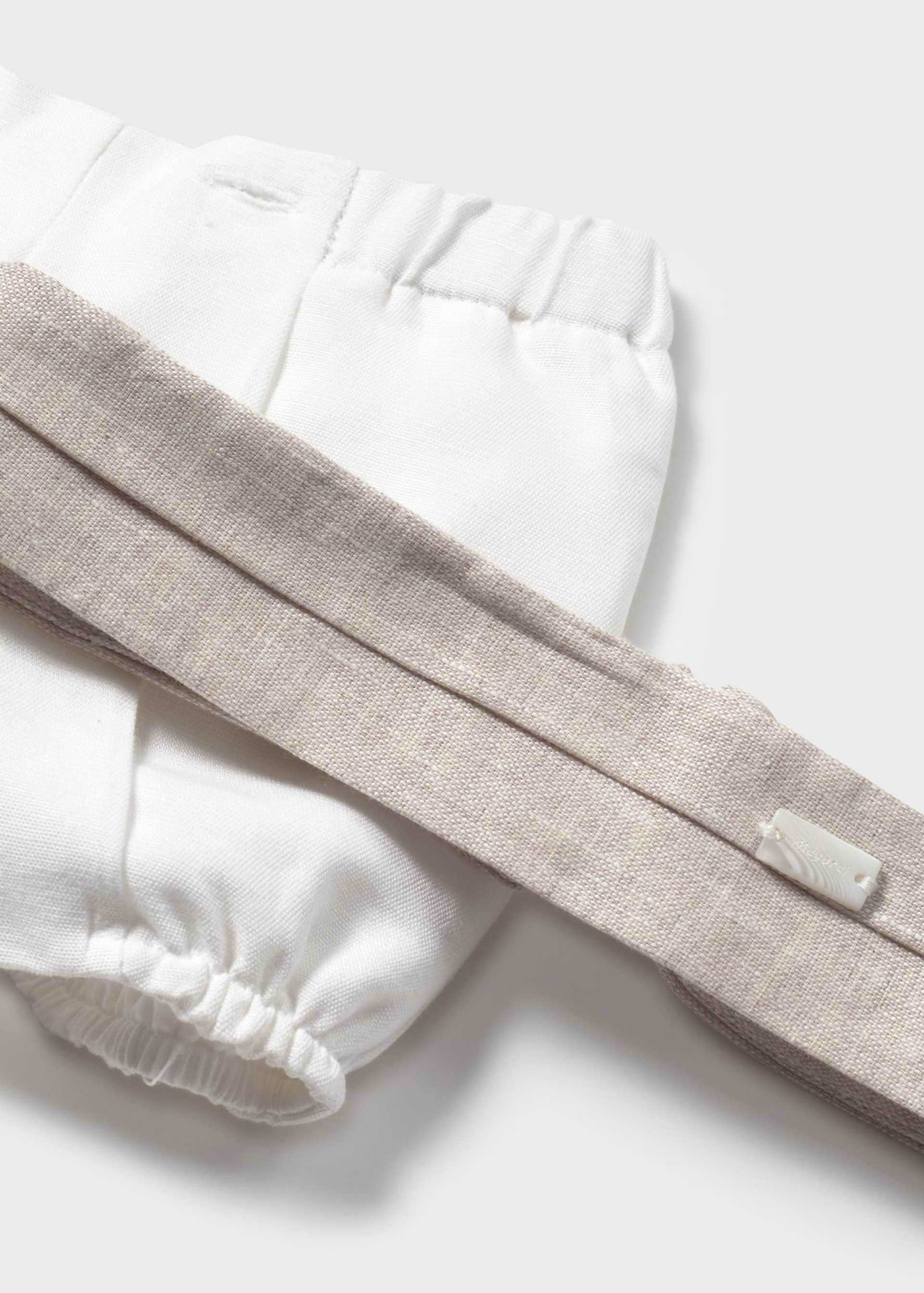 Ensemble cérémonie short et chemise nouveau-né Ensemble cérémonie short et chemise nouveau-né