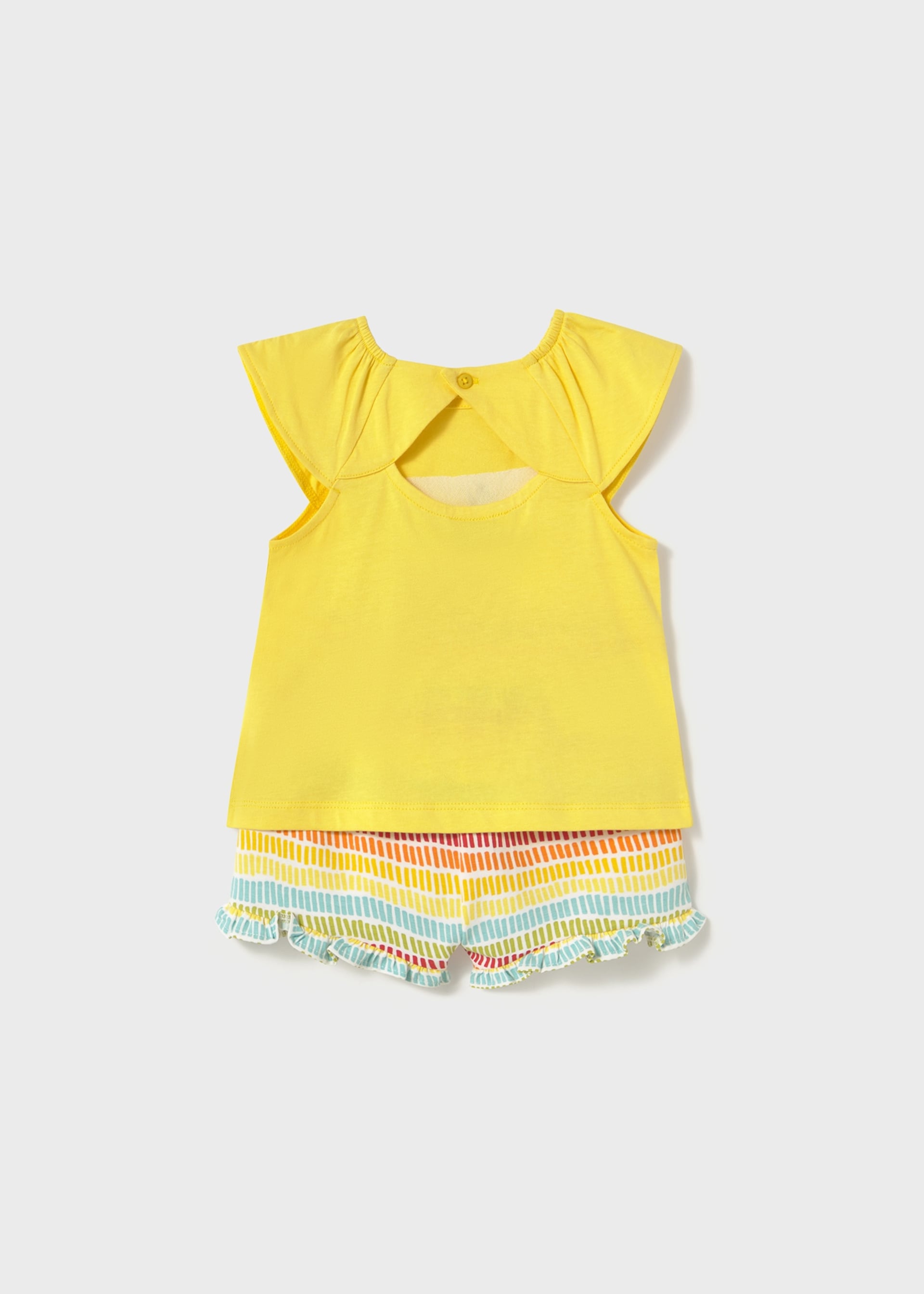 Conjunto calções e t-shirt fruta bebé
