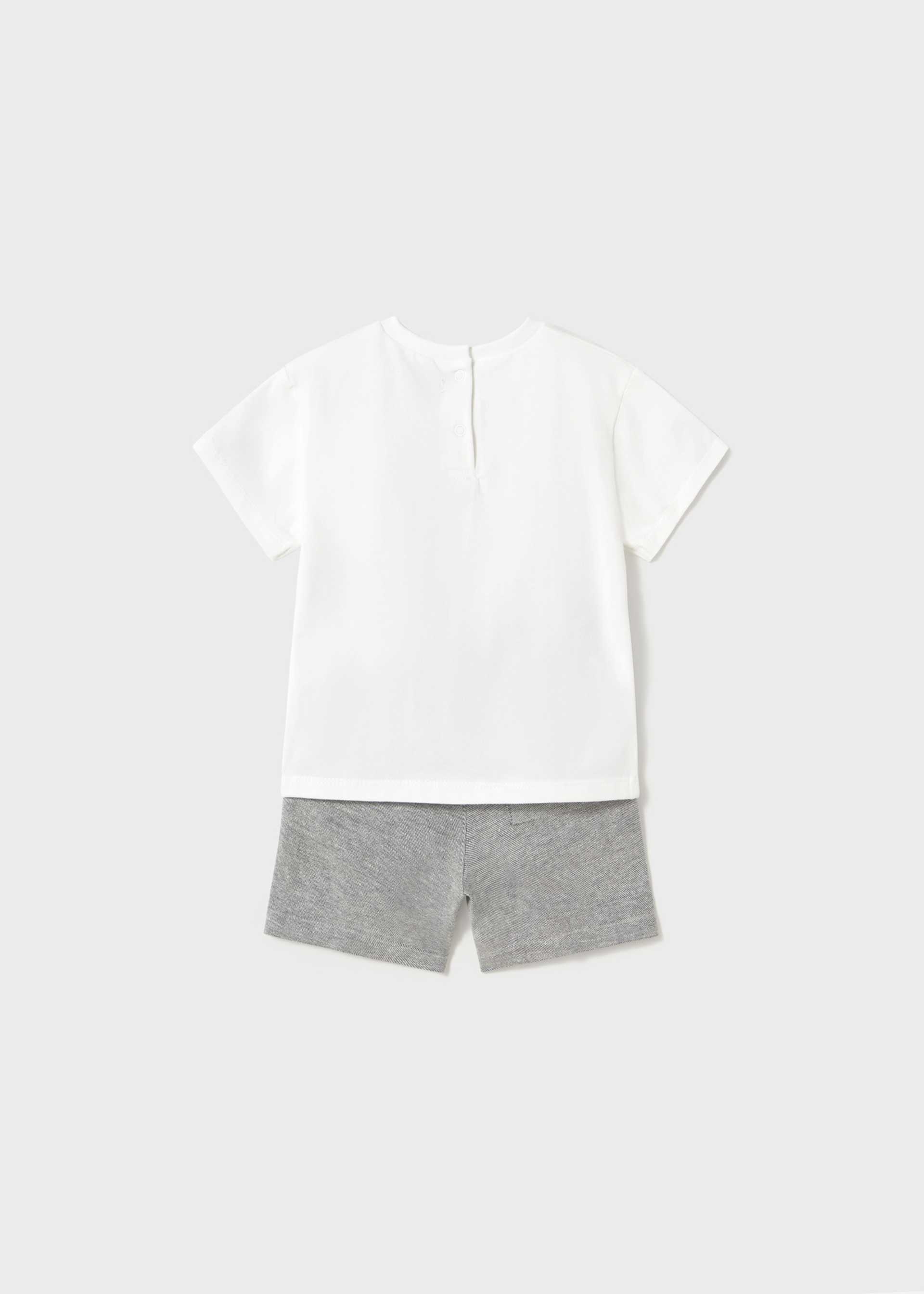Set Bermudas und T-Shirt Hund Baby