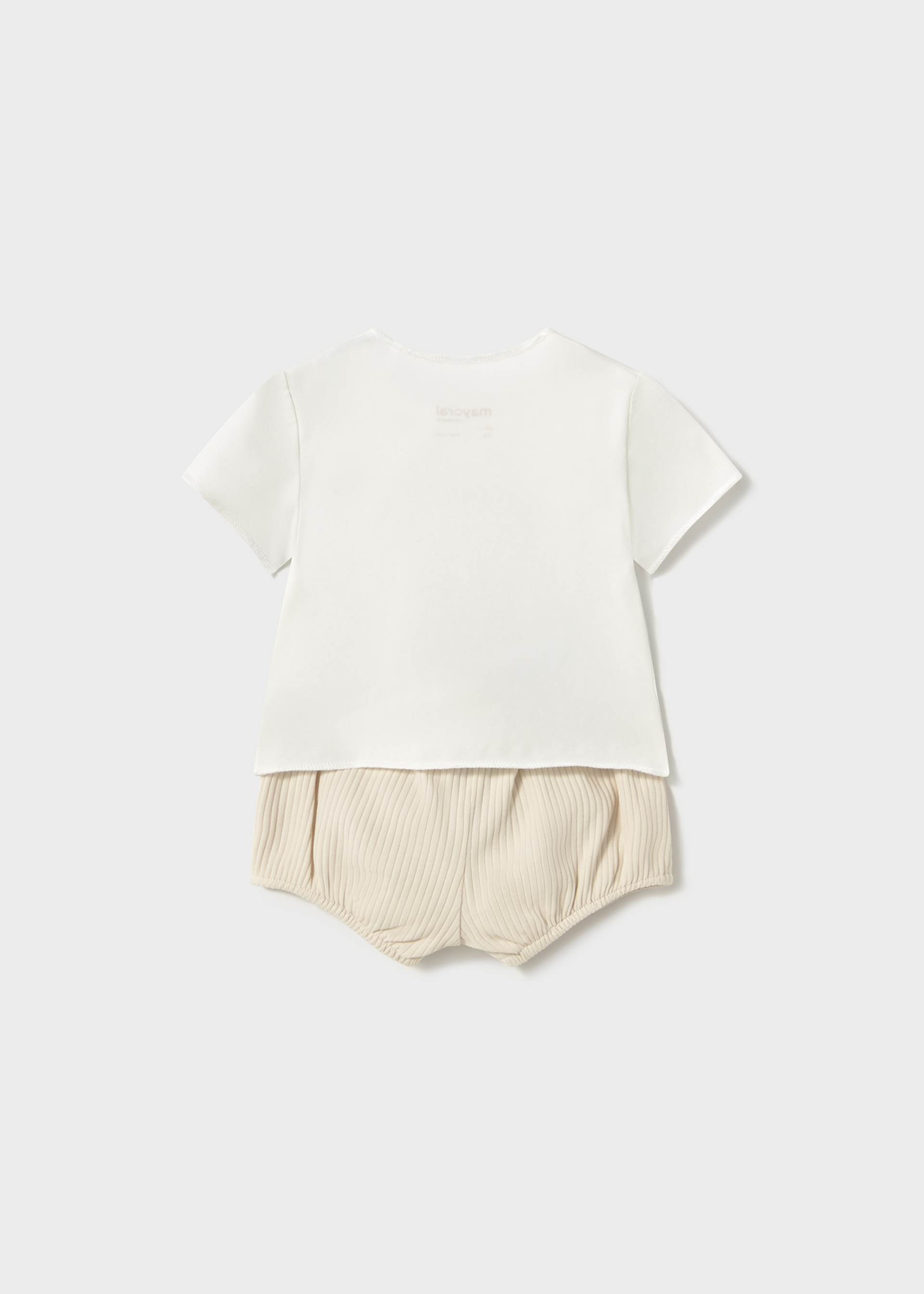 Newborn Shorts and Bear T-Shirt Set