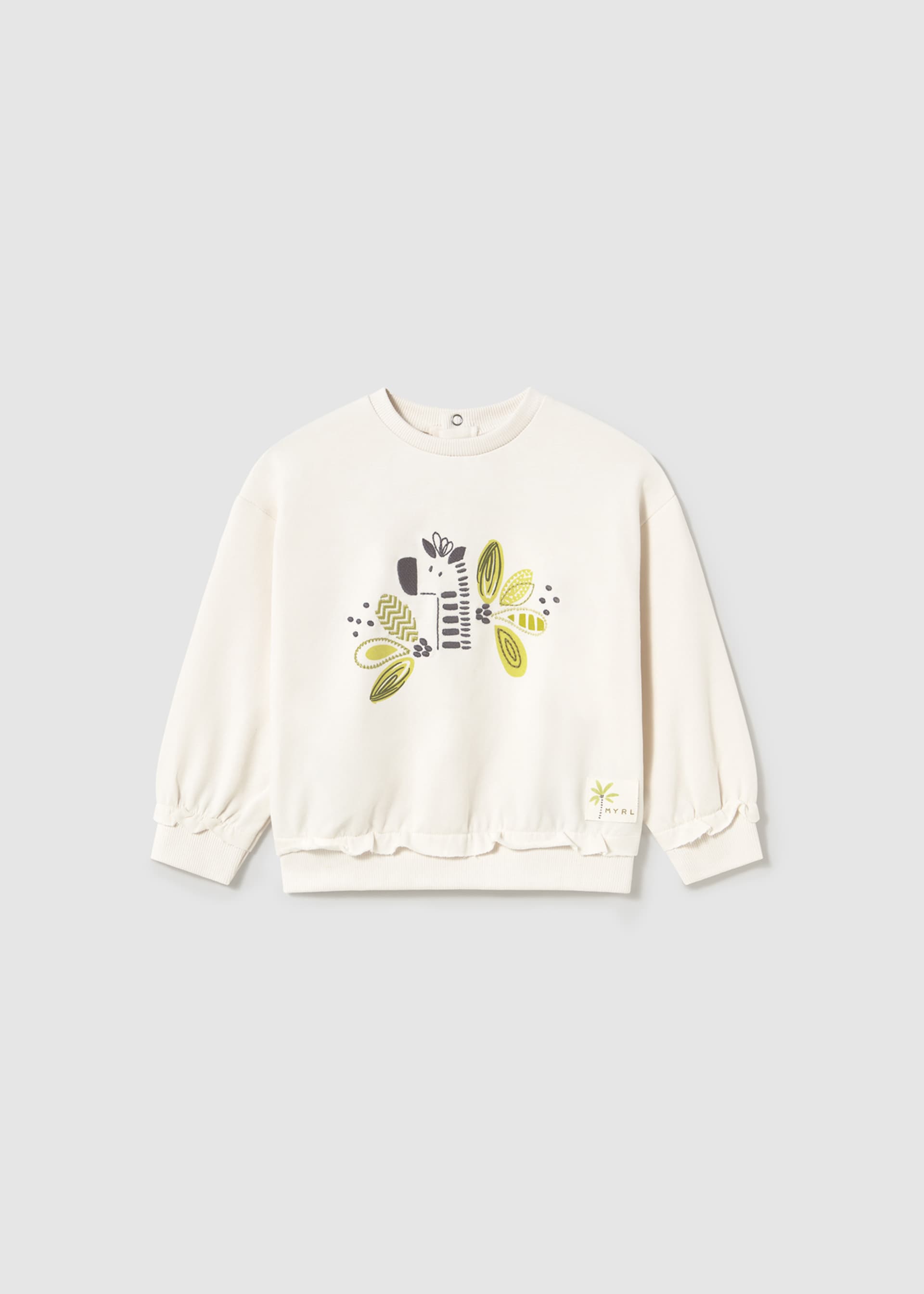 Sudadera bordada bebé