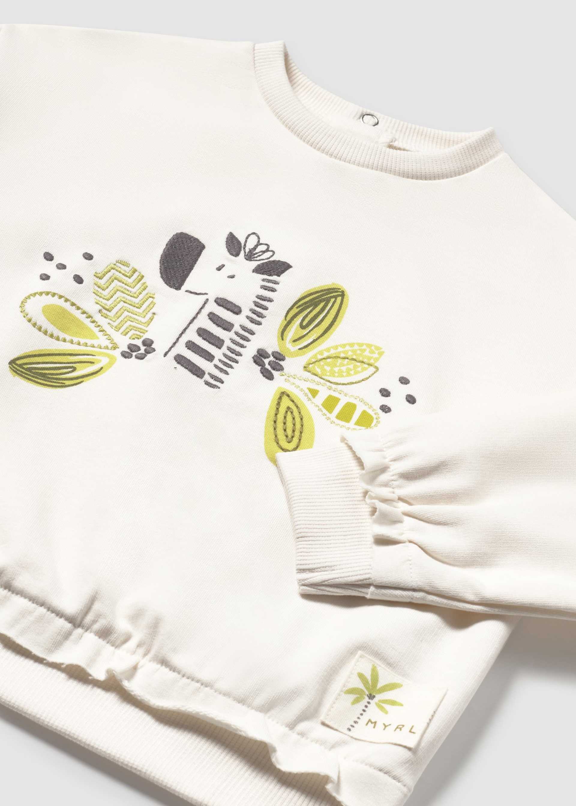 Sudadera bordada bebé