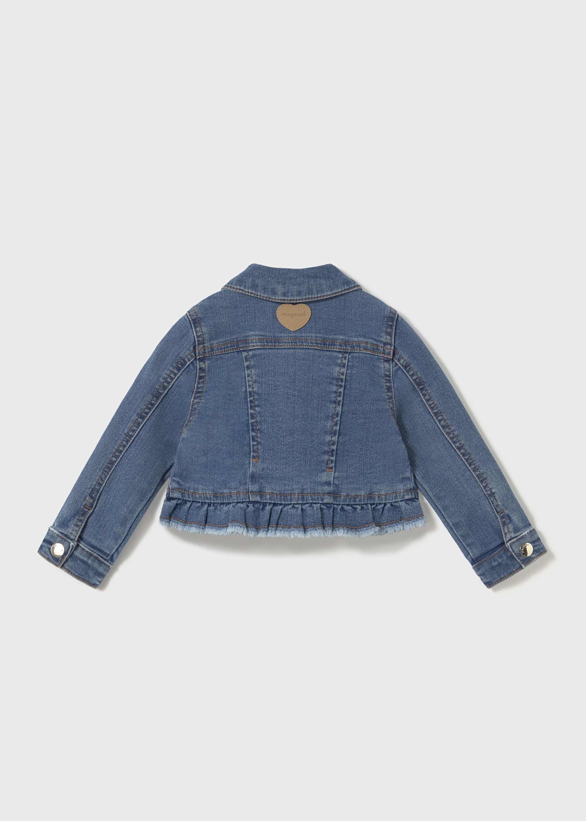 Veste en denim à volants bébé