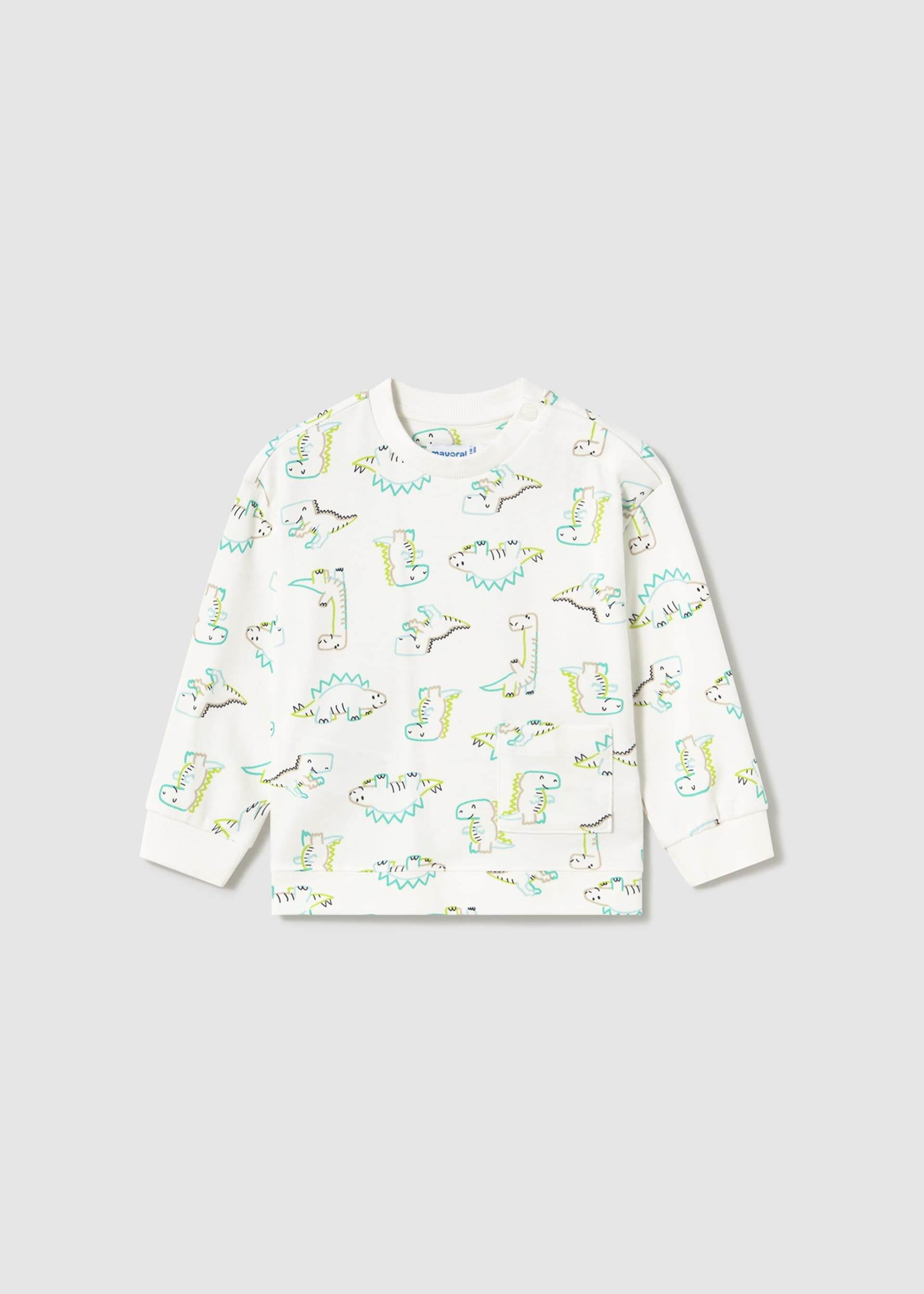 Baby dinosaur print sweatshirt