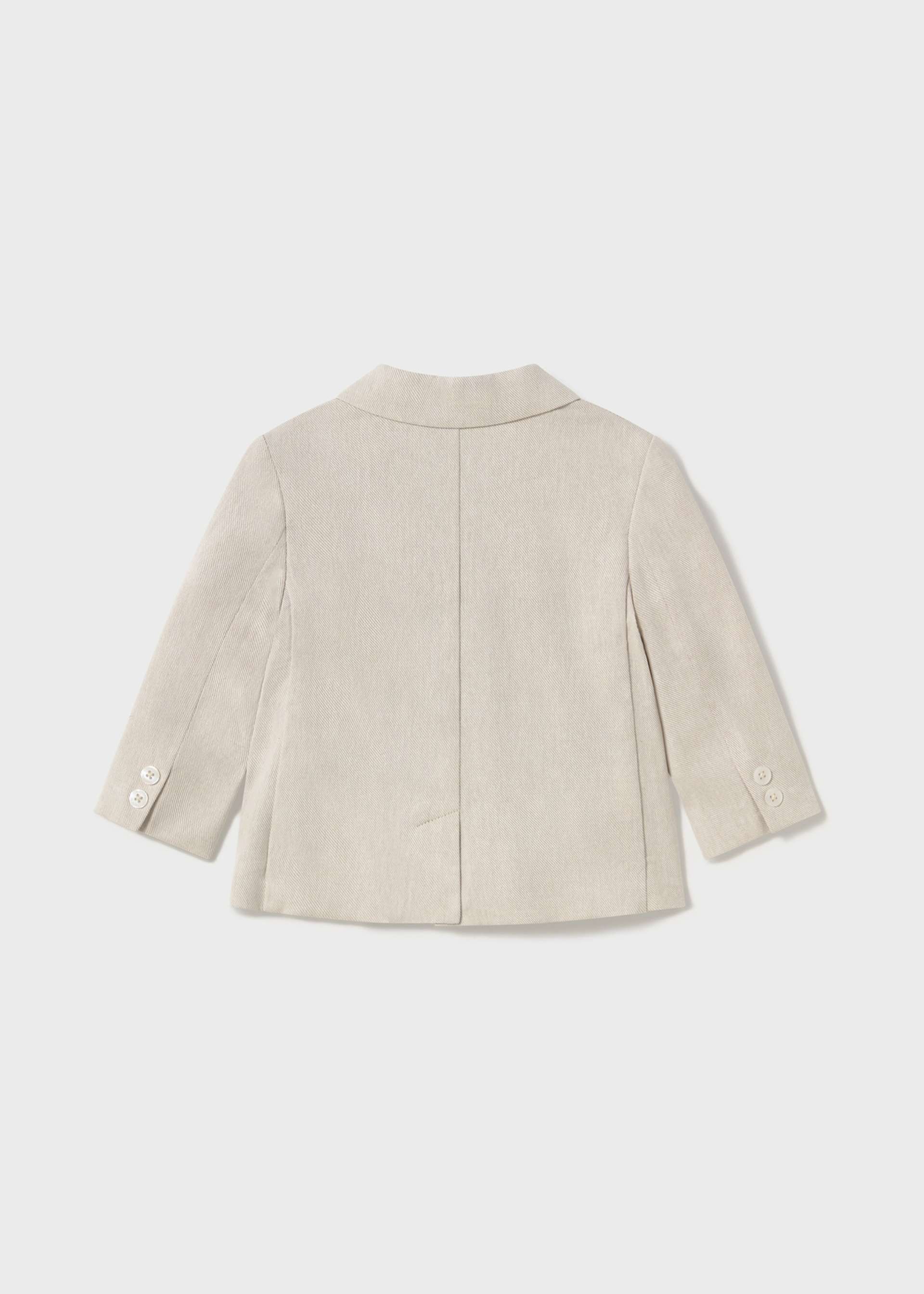 Wizytowa marynarka niemowlęca z lnem