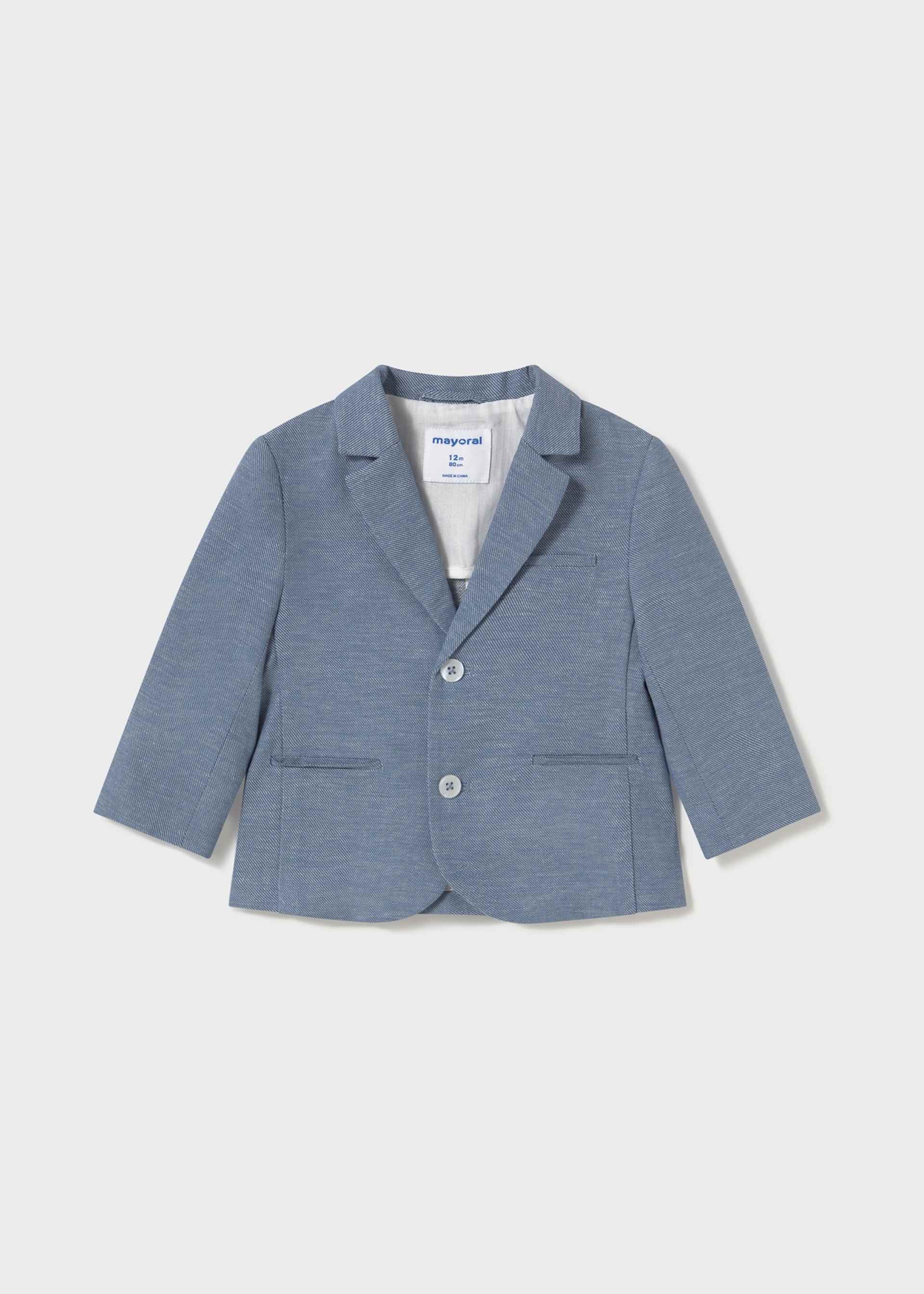 Chaqueta vestir con lino bebé
