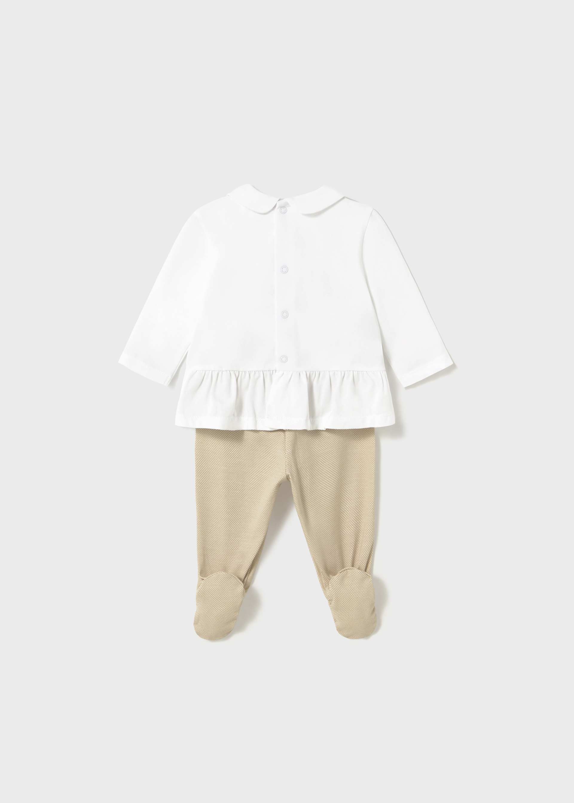 Newborn girl leggings and top set