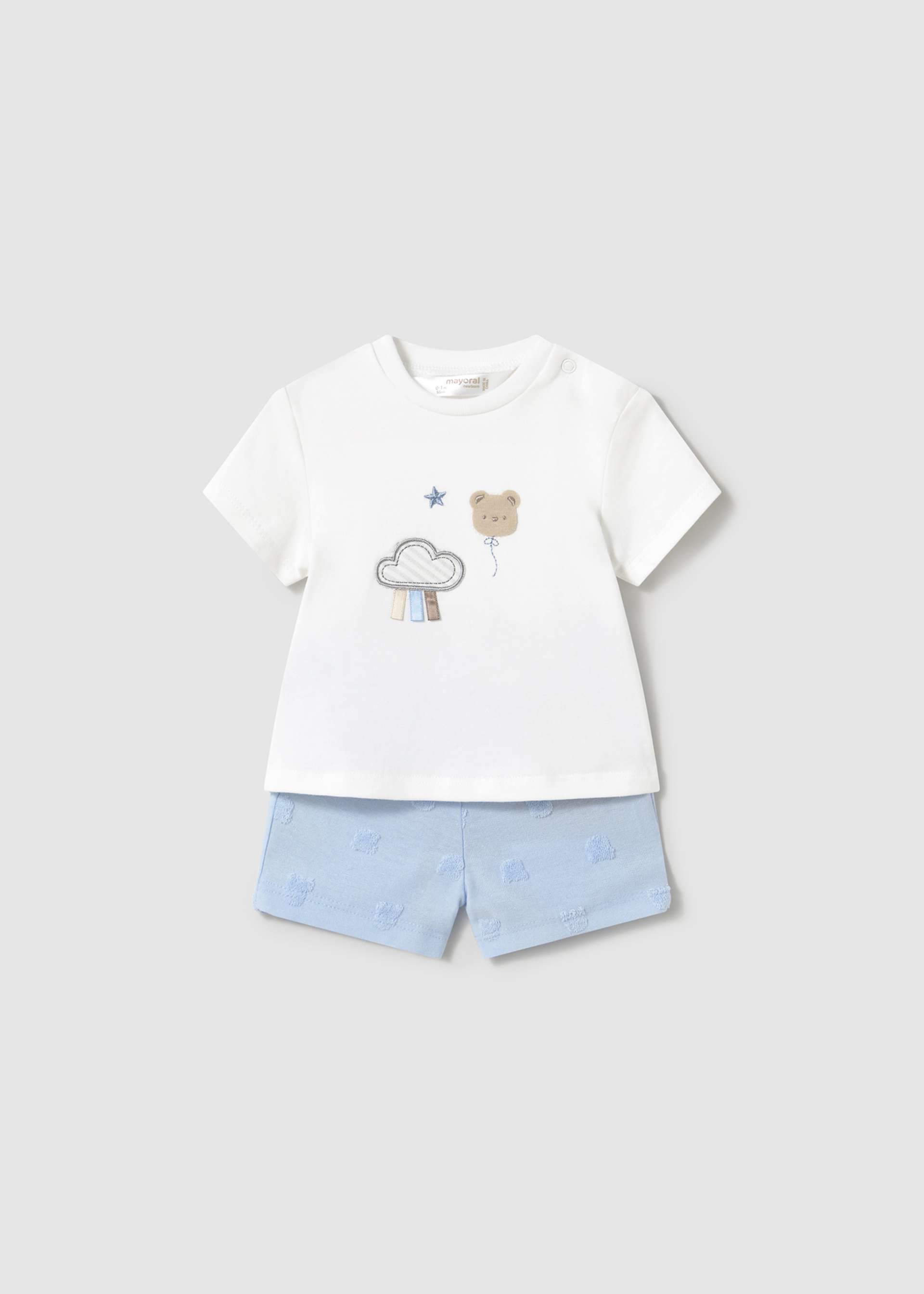 Newborn 4-Piece Set with Shorts